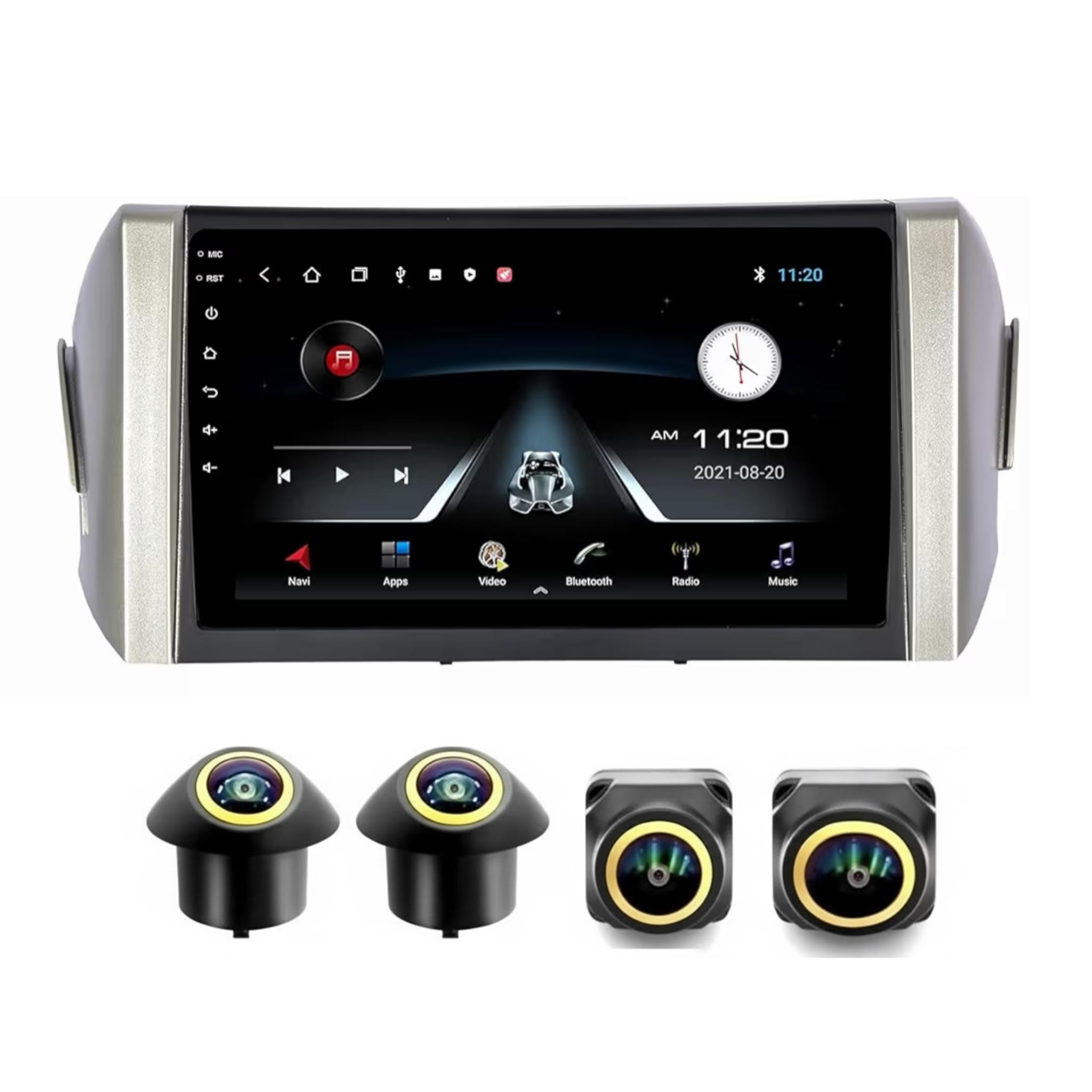 Android Car Stereo for Toyota Innova 2015-2022 9 Inch IPS.QLED Touch Screen with AHD Camera Included - Image 2