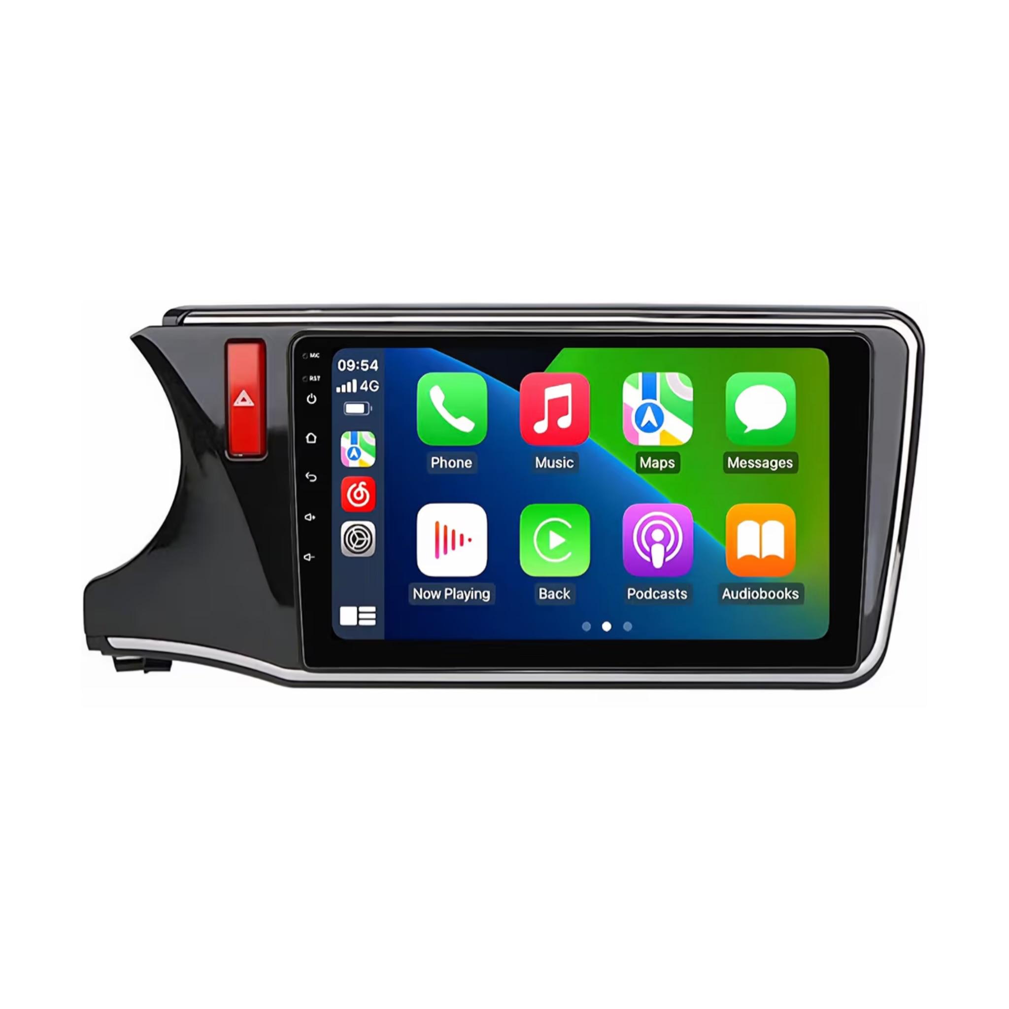 Android Car Stereo for Honda City 2014-2019 10 Inch IPS.QLED Touch Screen with AHD Camera Included