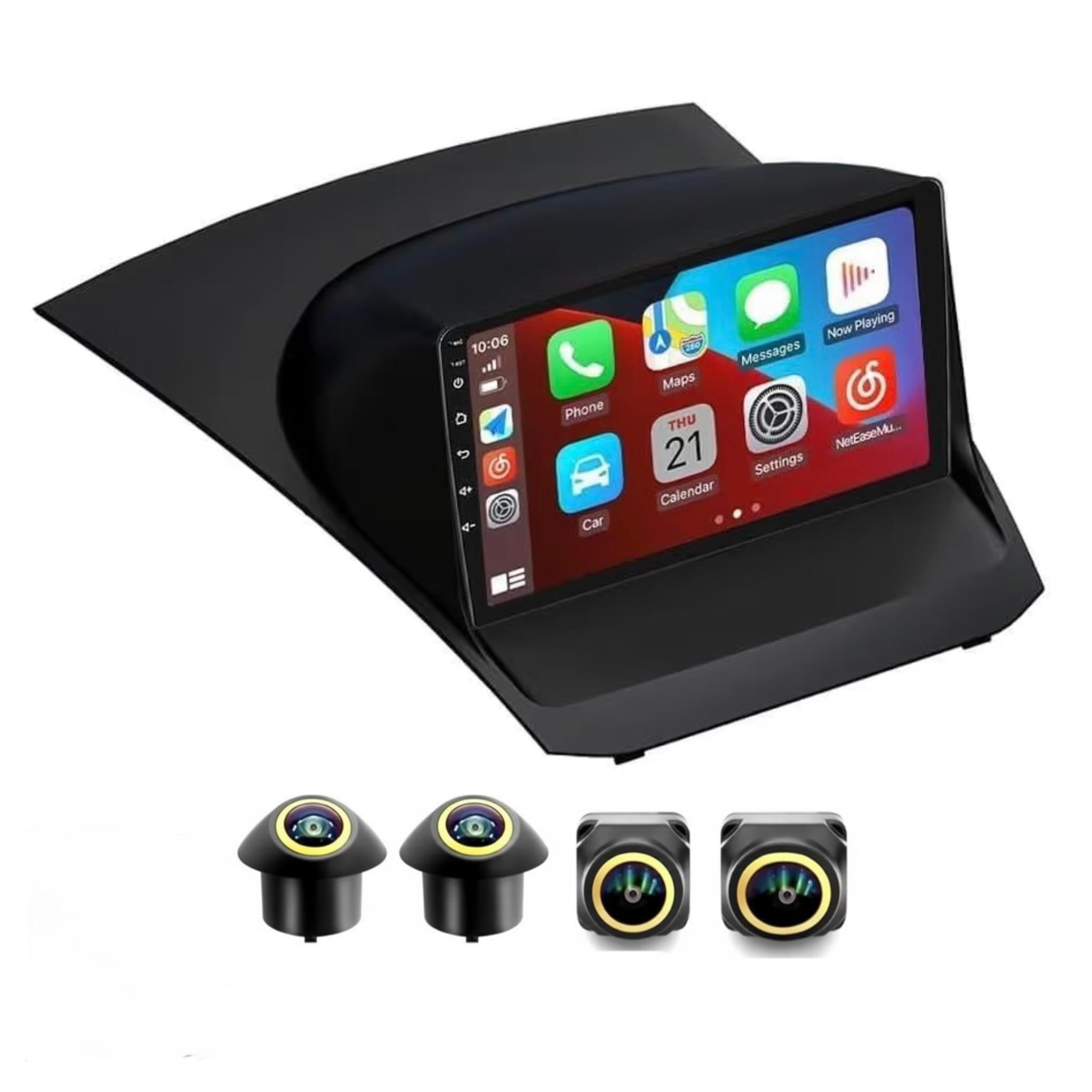 Android Car Stereo for Ford Fiesta 2013-2017 9 Inch IPS.QLED Touch Screen with AHD Camera Included - Image 2