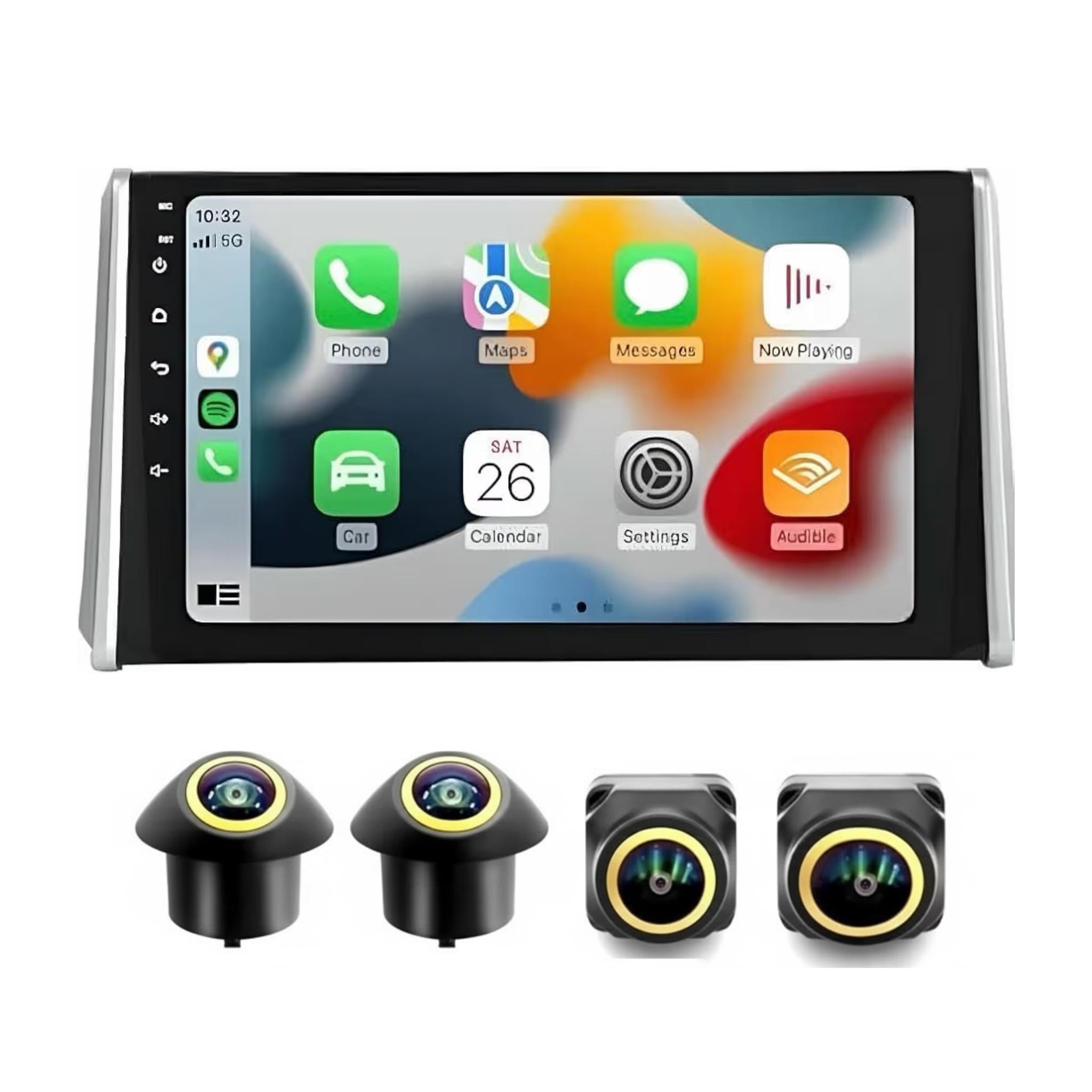 Android Car Stereo for Toyota RAV4 2019-2022 10 Inch IPS.QLED Touch Screen with AHD Camera Included - Image 2