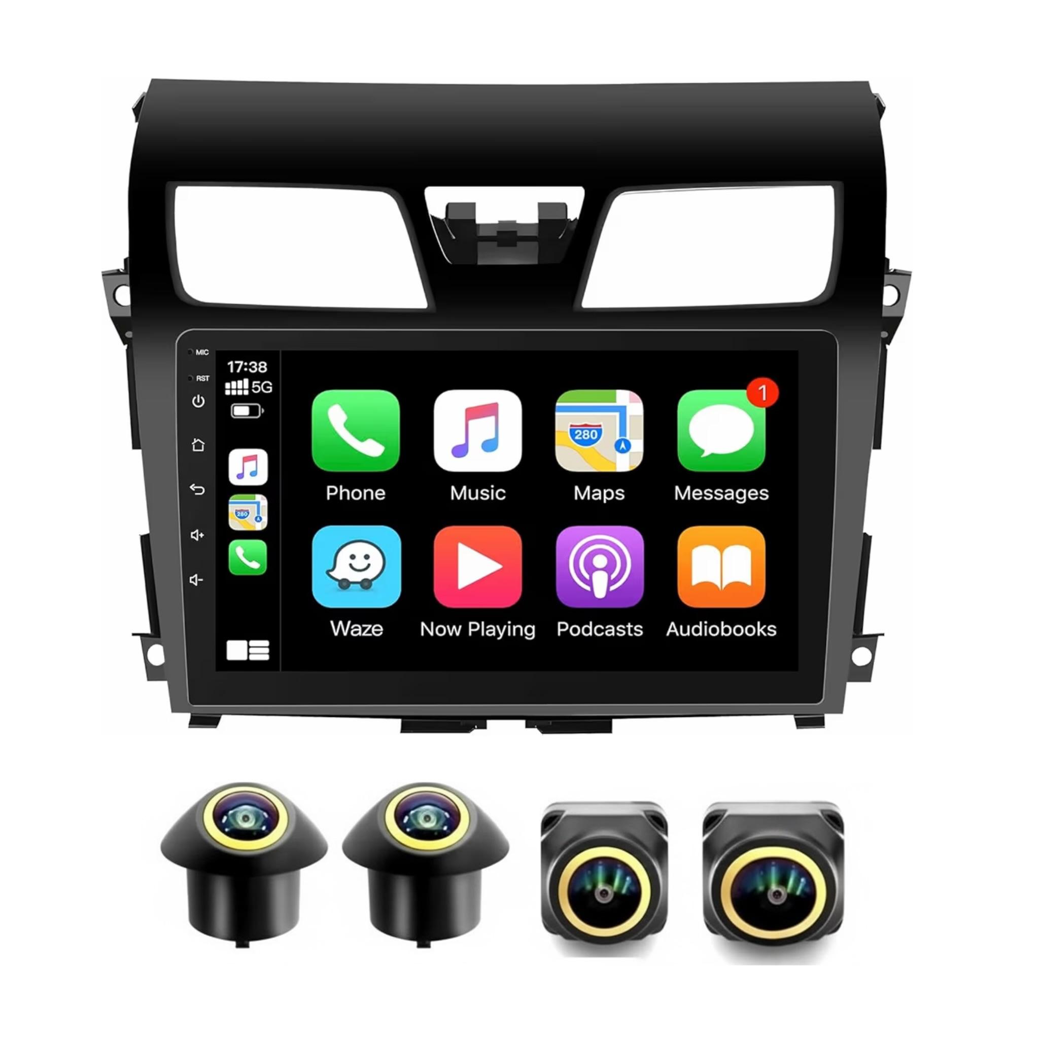 Android Car Stereo for Nissan Altima 2013-2018 10 Inch IPS.QLED Touch Screen with AHD Camera Included - Image 2