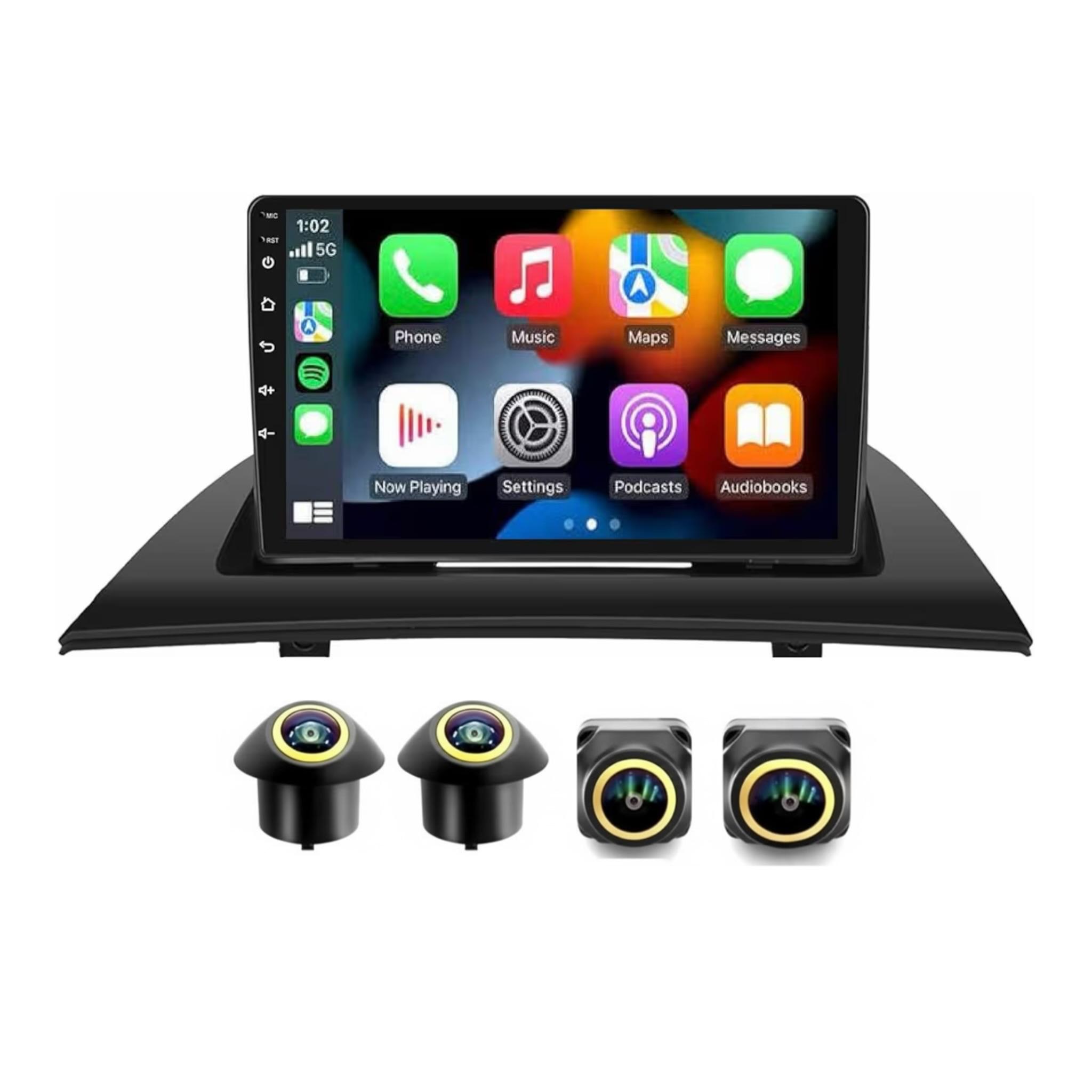 Android Car Stereo for BMW X3 E83 2004-2012 9 Inch IPS.QLED Touch Screen with AHD Camera Included - Image 2