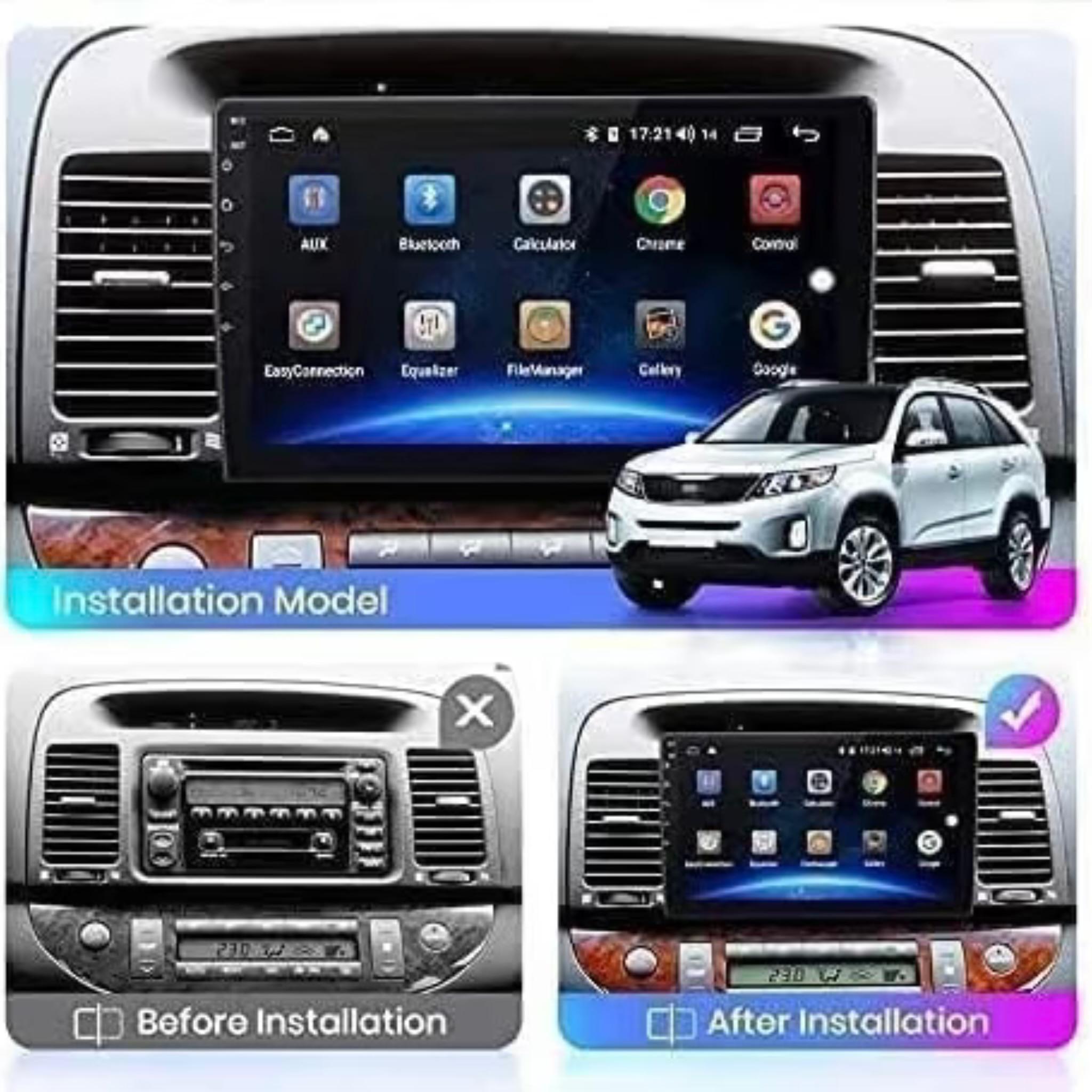 Android Car Stereo for Toyota Camry 2001-2006 9 Inch IPS.QLED Touch Screen with AHD Camera Included - Image 3