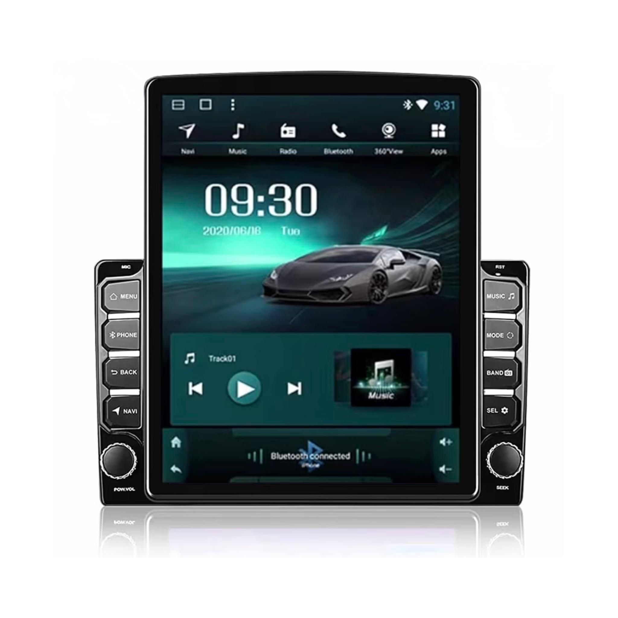 Android Tesla style Vertical Screen for Hyundai Elantra 2008-2010 9.7 Inch IPS.QLED Touch Screen with AHD Camera Included