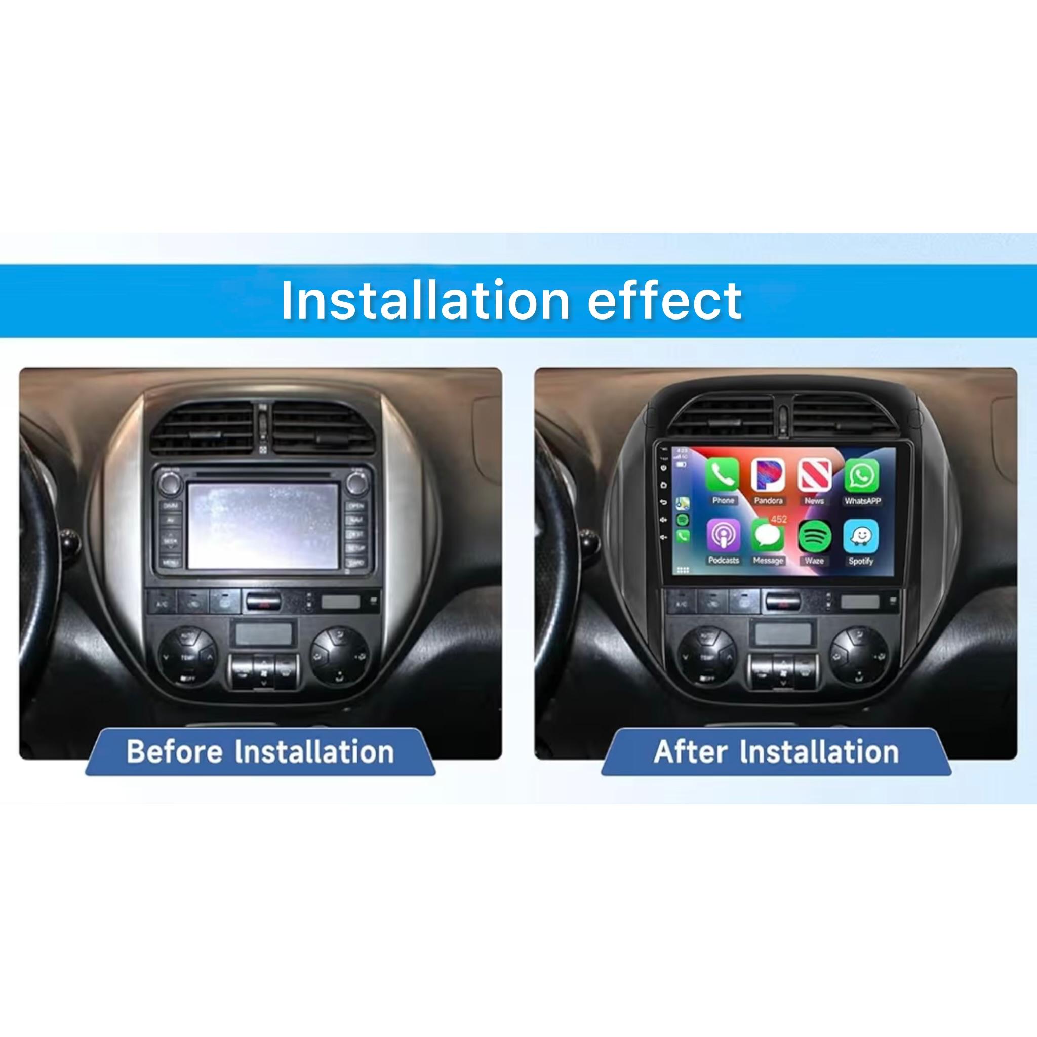 Android Car Stereo for Toyota RAV4 2003-2005 9 Inch IPS.QLED Touch Screen with AHD Camera Included - Image 3