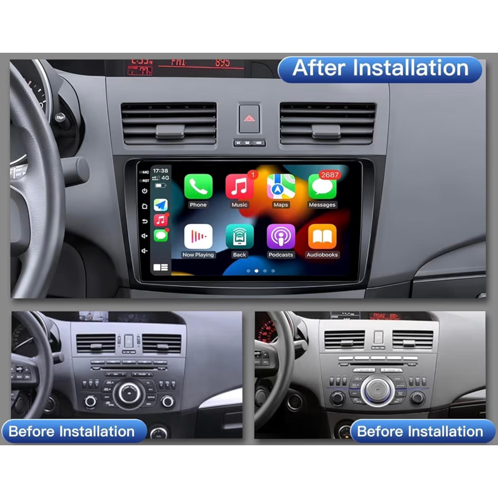Android Car Stereo for Mazda 3 2010-2013 9 Inch IPS.QLED Touch Screen with AHD Camera Included - Image 3