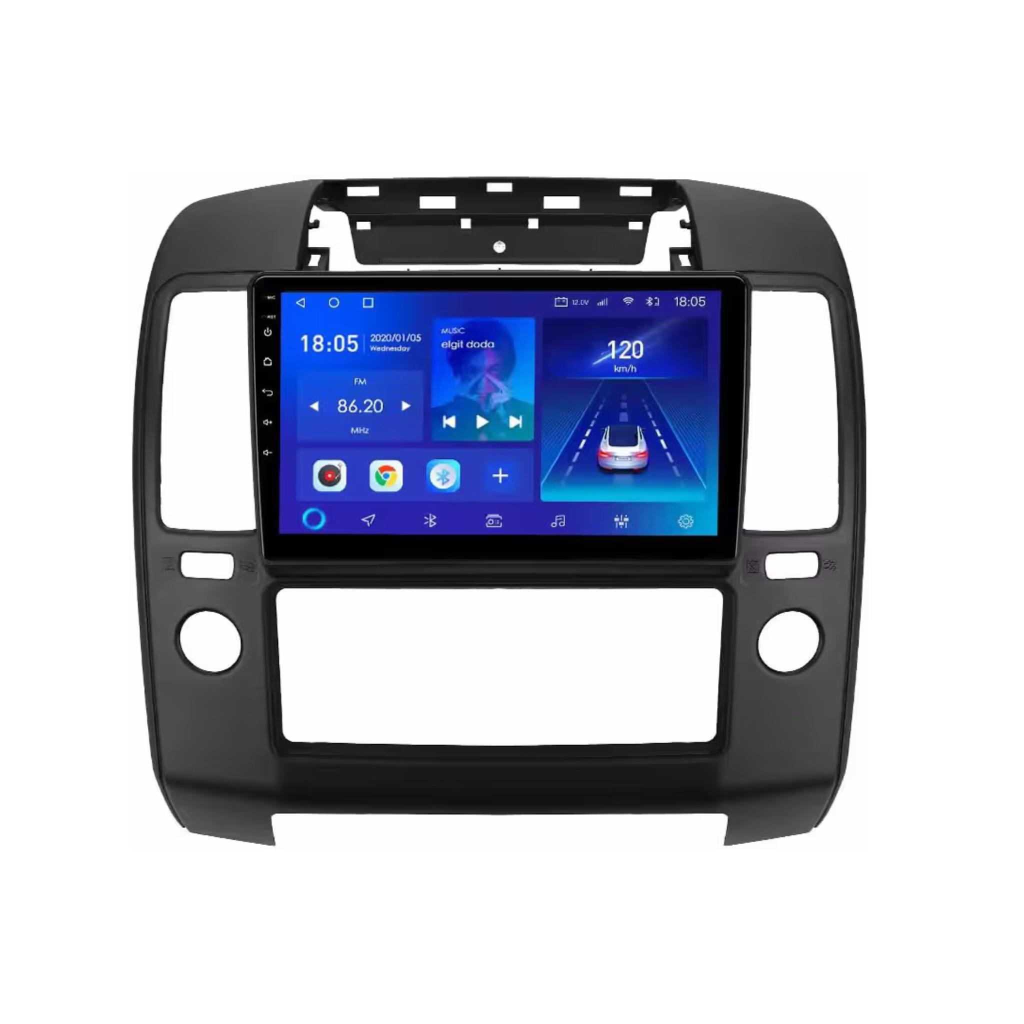 Android Car Stereo for NISSAN NAVARA 2006-2012 9 Inch IPS.QLED Touch Screen with AHD Camera Included