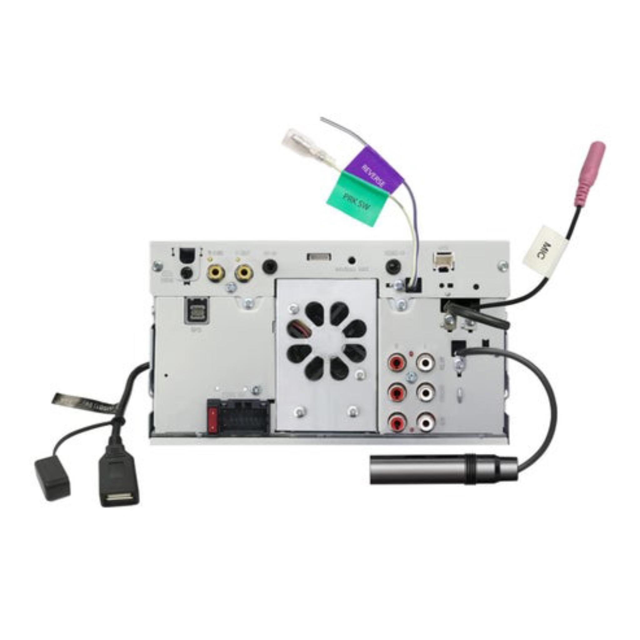 Kenwood DMX385S Apple CarPlay/Android Auto Digital Media Receiver 6.8" WVGA Capacitive Touch Display - Image 2