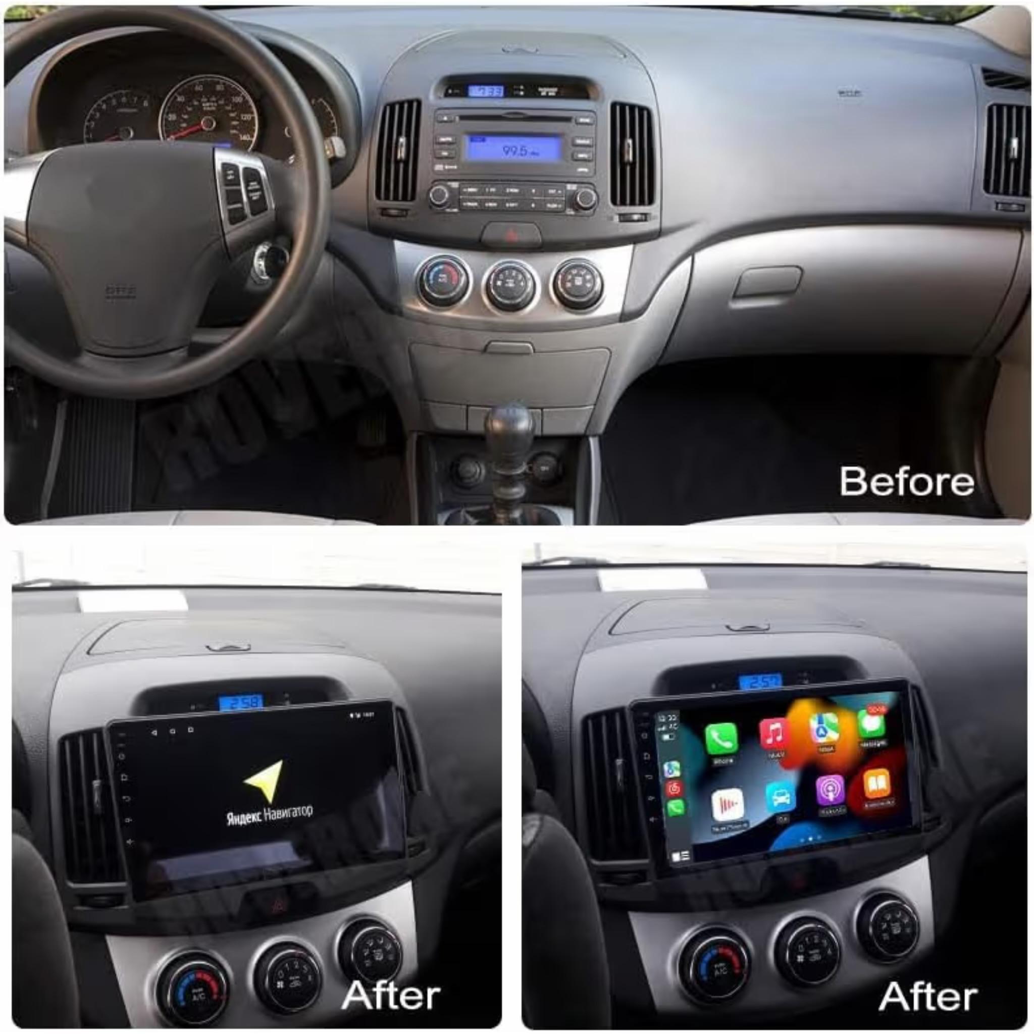 Android Car Stereo for Hyundai Elantra 2006-2011 9 Inch IPS.QLED Touch Screen with AHD Camera Included - Image 3