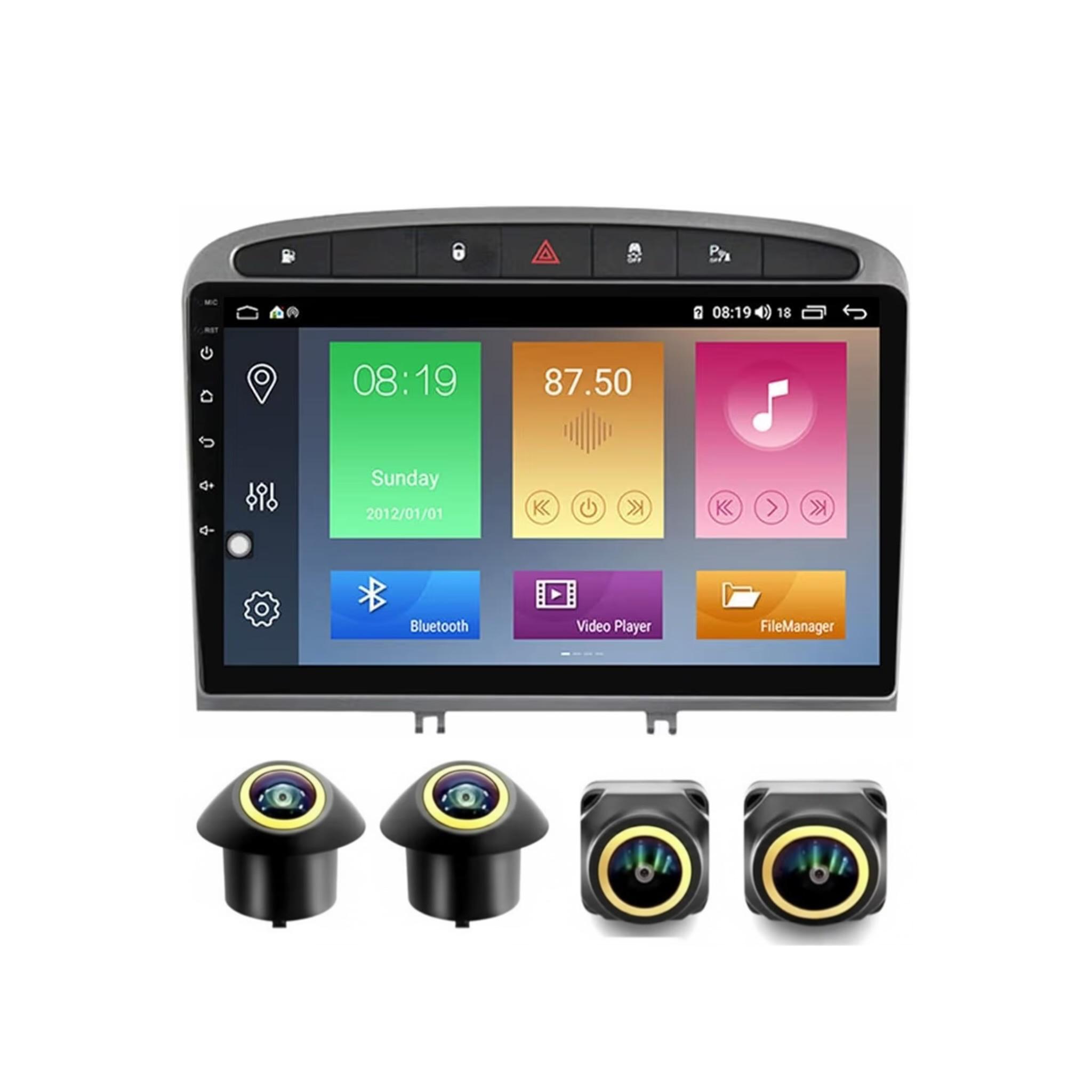 Android Car Stereo for Peugeot 308 308SW 2007-2016 9 Inch IPS.QLED Touch Screen with AHD Camera Included - Image 2