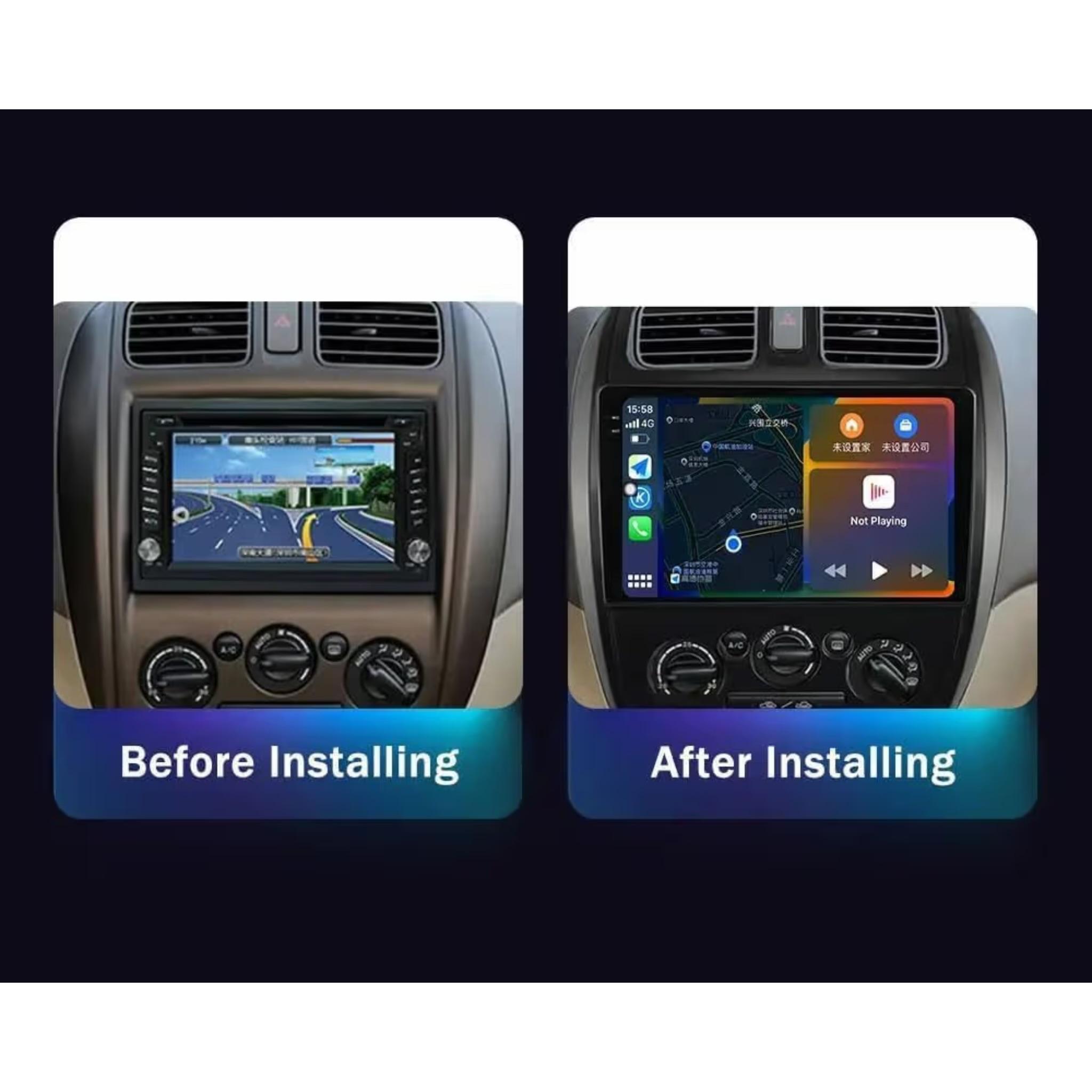 Android Car Stereo for Mazda 323 Haima Freema Ford Laser 2002-2008 9 Inch IPS.QLED Touch Screen with AHD Camera Included - Image 3