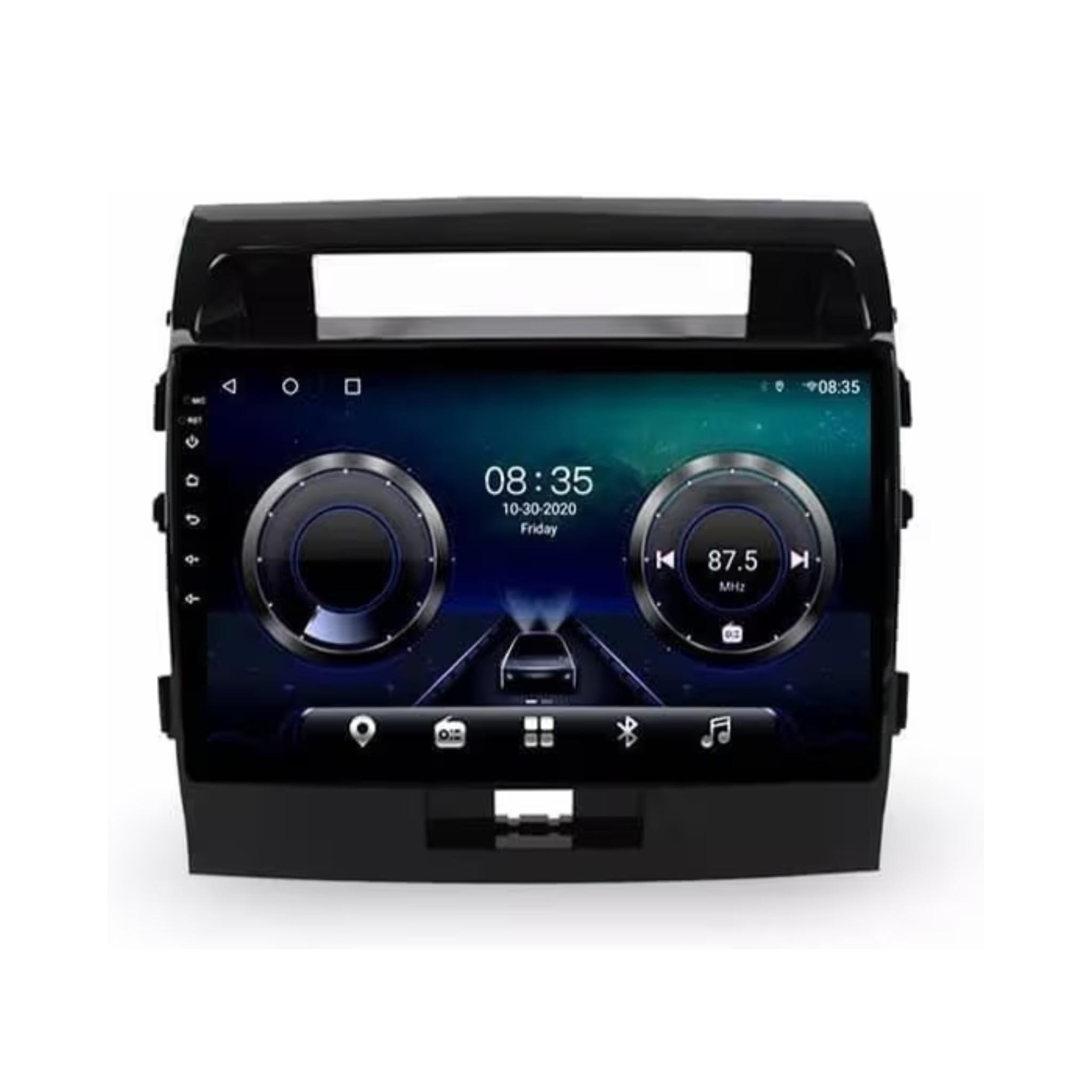 Android Car Stereo for Toyota Land Cruiser 2008-2015 10 Inch IPS.QLED Touch Screen with AHD Camera Included