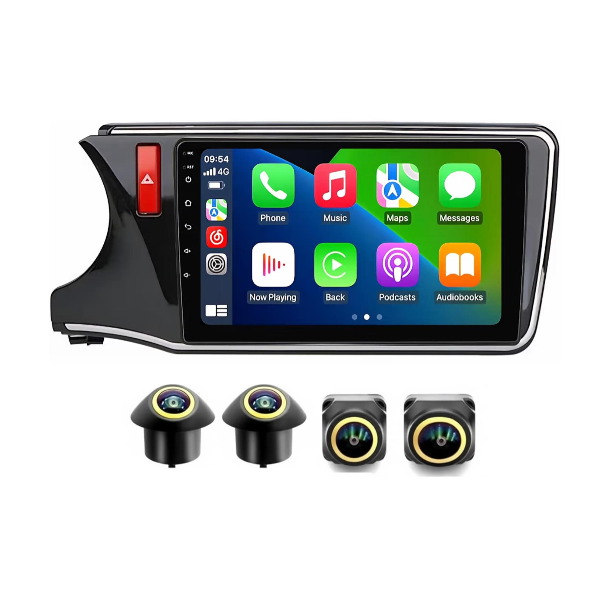 Android Car Stereo for Honda City 2014-2019 10 Inch IPS.QLED Touch Screen with AHD Camera Included - Image 2