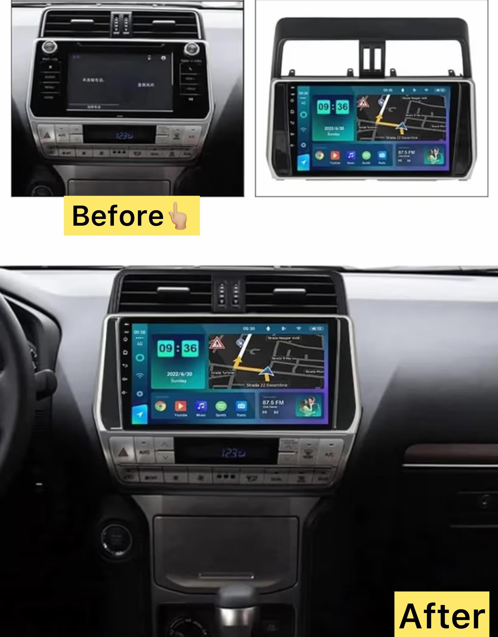 Android Car Stereo for Toyota Prado 2018-2022 10 Inch IPS.QLED Touch Screen with AHD Camera Included - Image 3