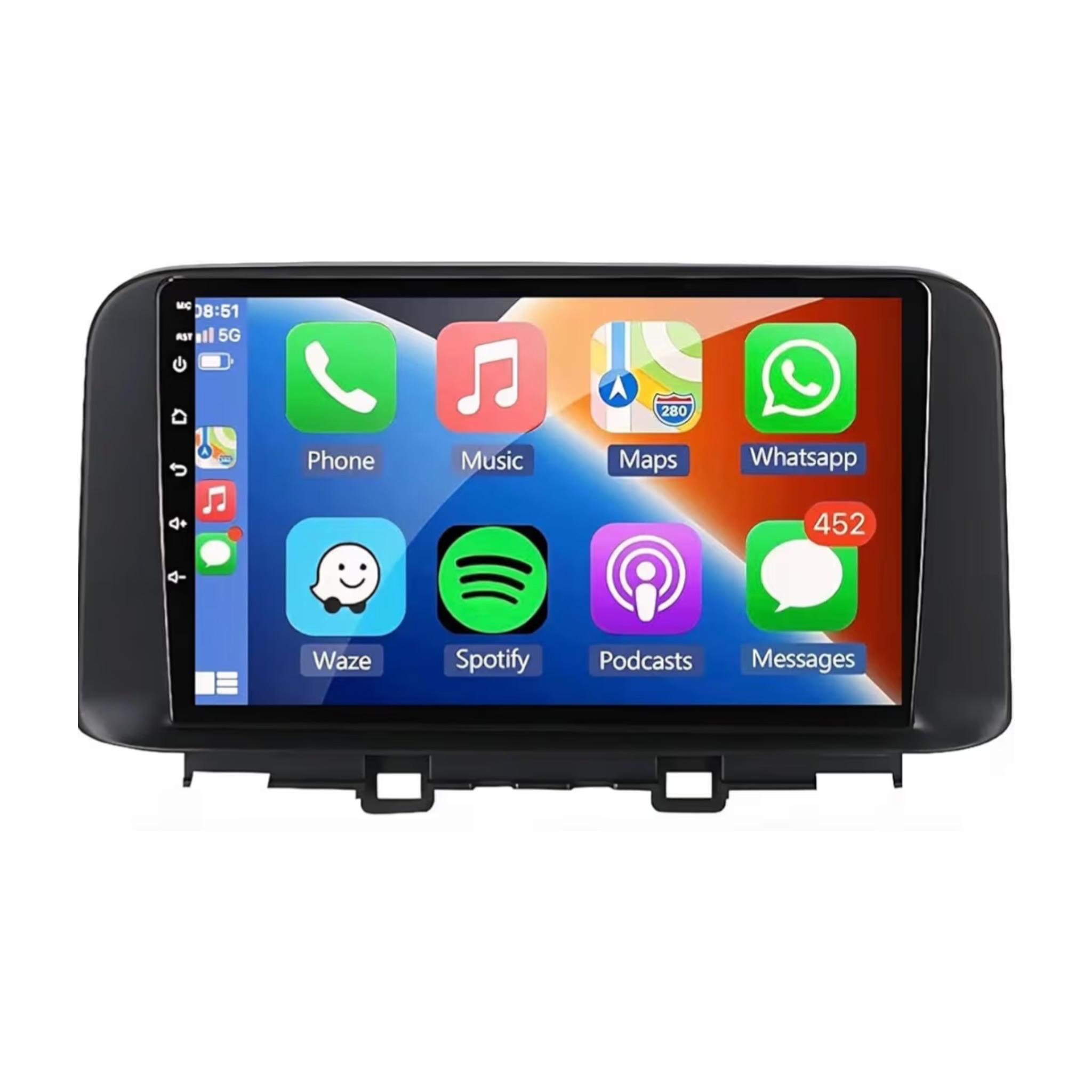 Android Car Stereo for Hyundai Kona Encino 2017-2019 9 Inch IPS.QLED Touch Screen with AHD Camera Included