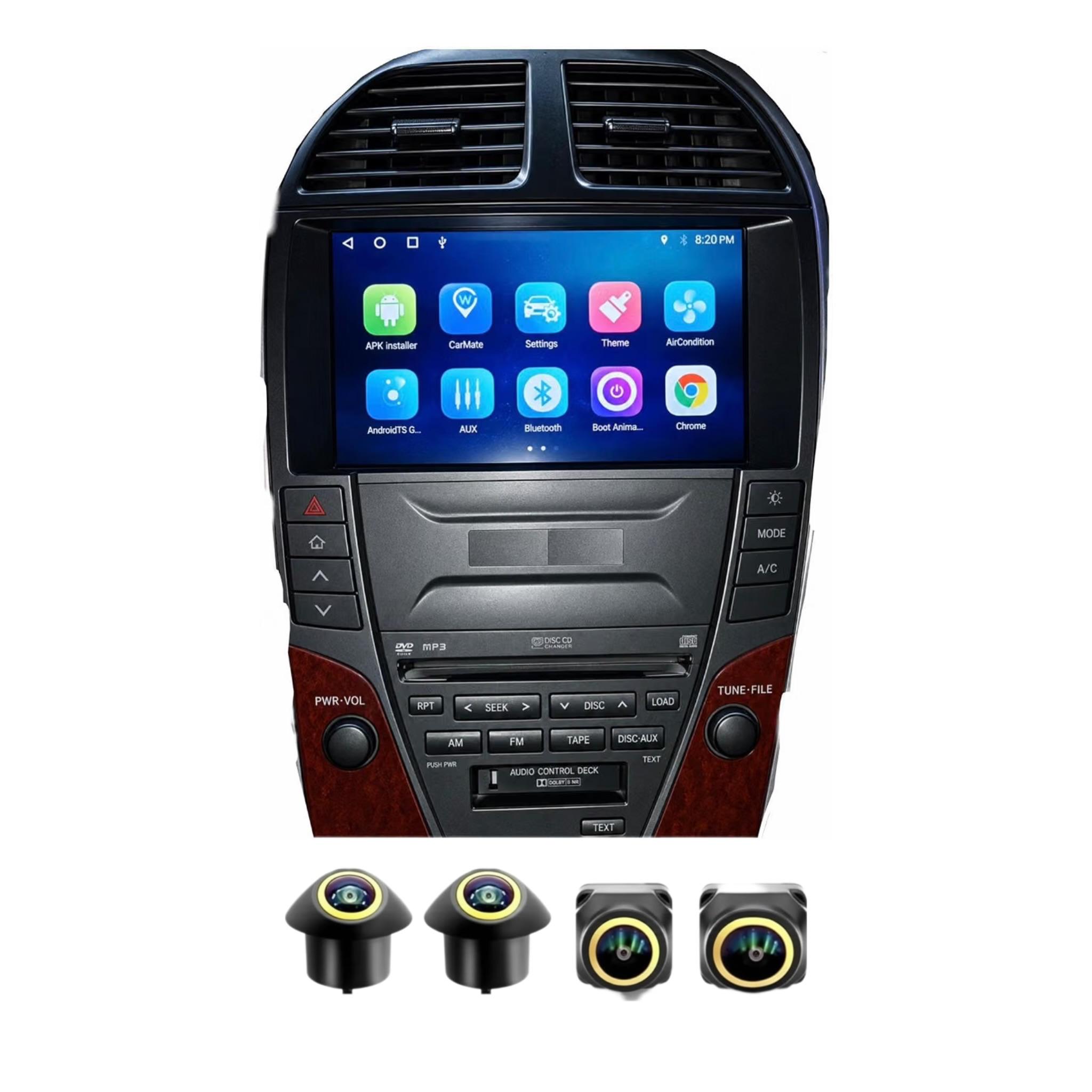 Android Car Stereo for LEXUS ES350 2006-2012 9 Inch MirrorLink WiFi BT, IPS Touch Screen with Camera Included - Image 2