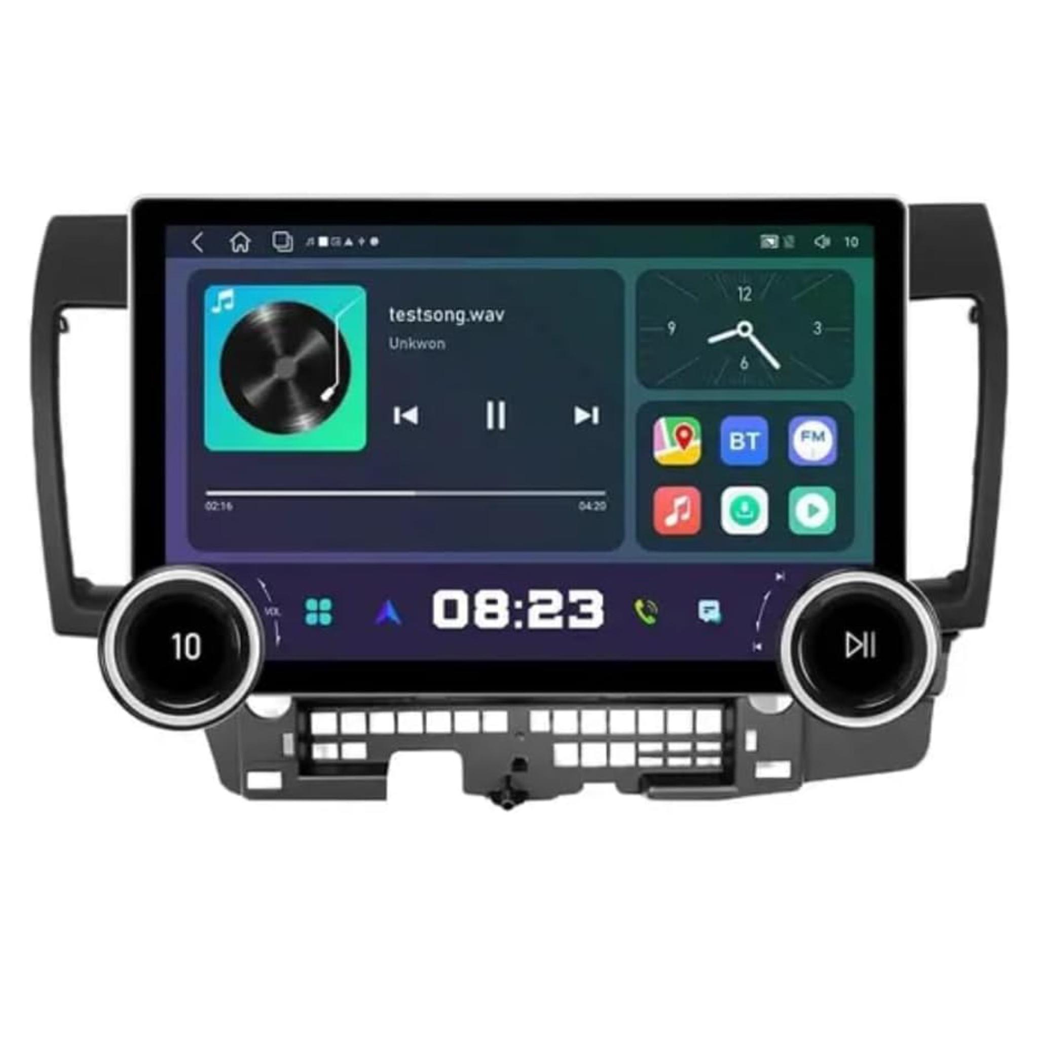 Diamond 2K Car Stereo Screen For Mitsubishi Lancer 2007-2013 11.8" Inch IPS.QLED Touch Screen with AHD Camera Included