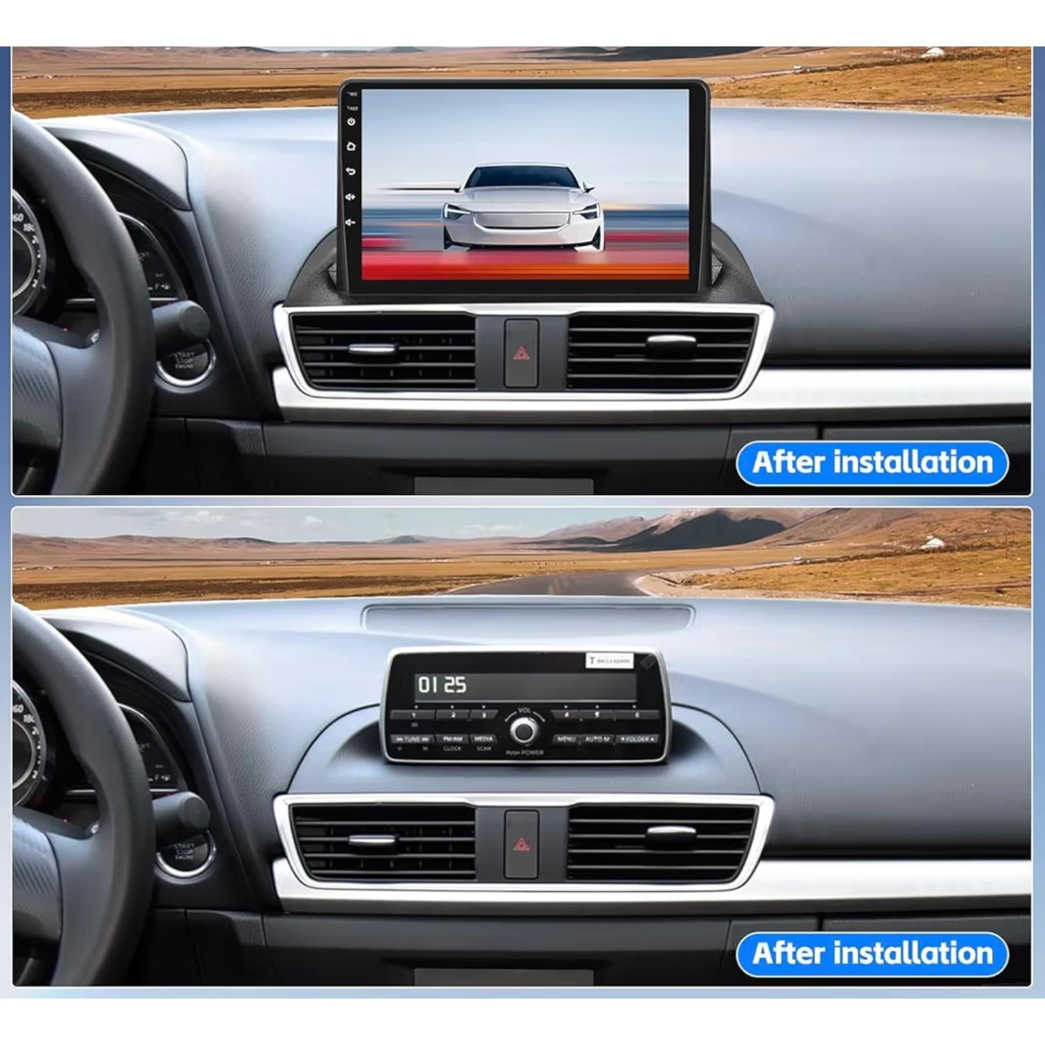 Android Car Stereo for Mazda 3 2015-2018 9 Inch IPS.QLED Touch Screen with AHD Camera Included - Image 3