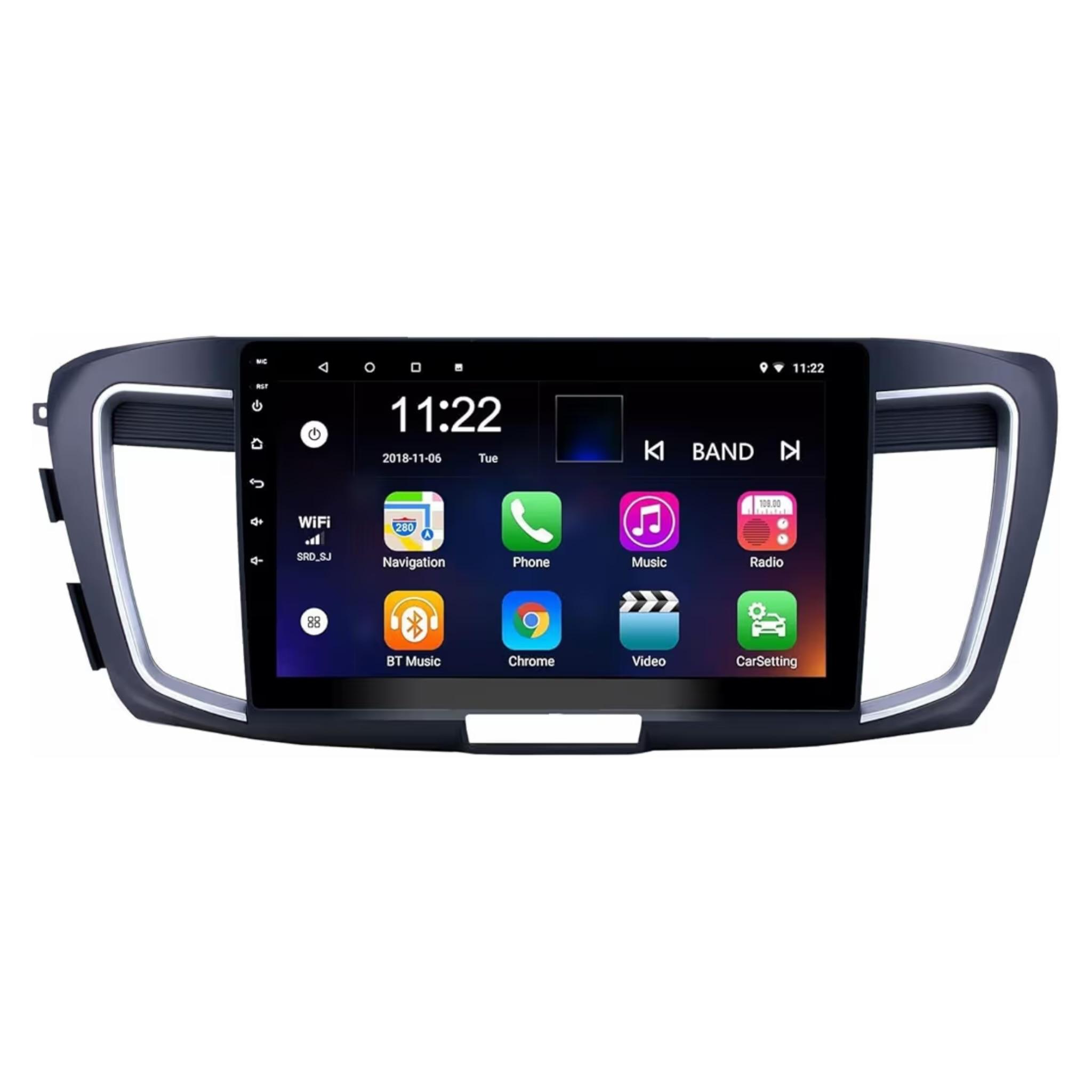 Android Car Stereo for Honda Accord 2013-2018 10 Inch IPS.QLED Touch Screen with AHD Camera Included