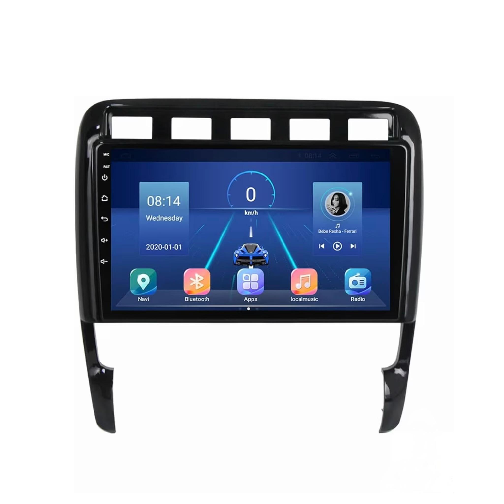 Android Car Stereo for Porsches Cayenne 2002-2010 9 Inch IPS.QLED Touch Screen with AHD Camera Included