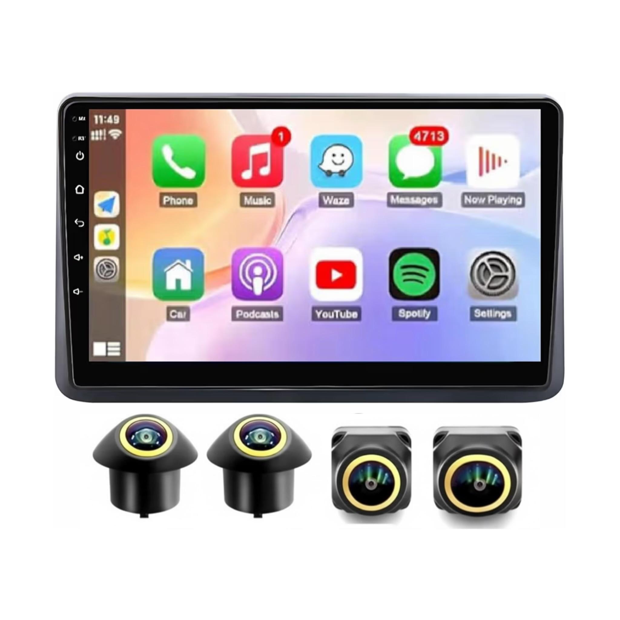 Android Car Stereo for Honda City 2020-2024 9 Inch IPS.QLED Touch Screen with AHD Camera Included - Image 2