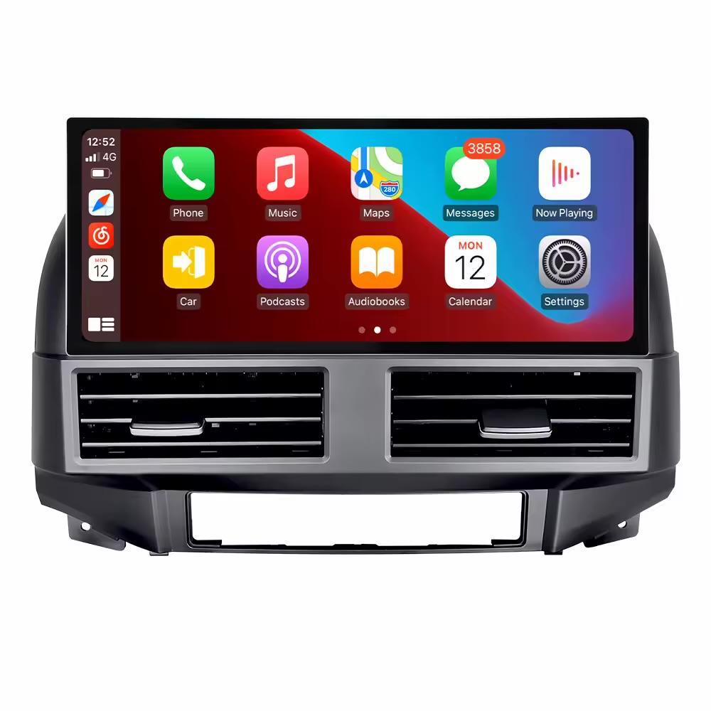 Android Car Stereo 12.3 Inch For Hyundai Santa Fe 2006-2012 IPS.QLED Touch Screen with AHD Camera Included