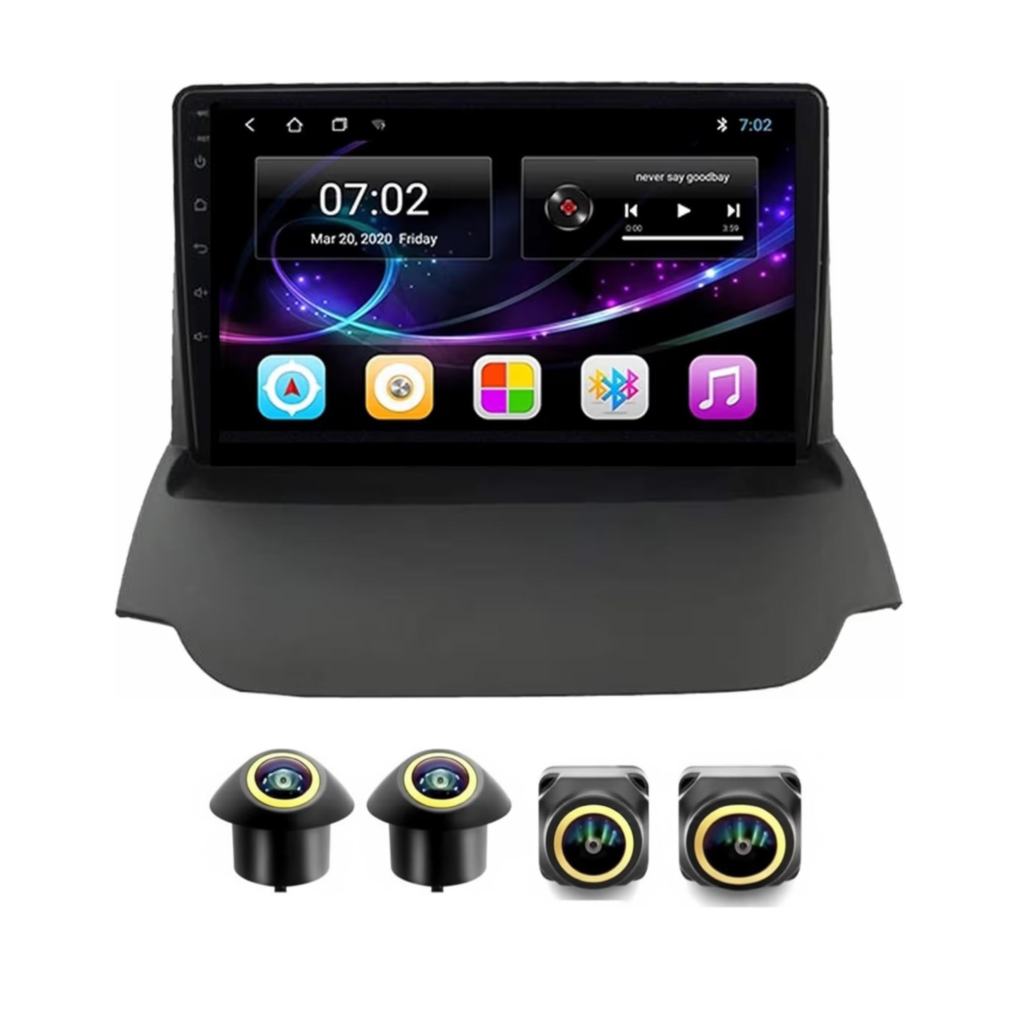 Android Car Stereo for Ford EcoSport 2013-2017 9 Inch IPS.QLED Touch Screen with AHD Camera Included - Image 2