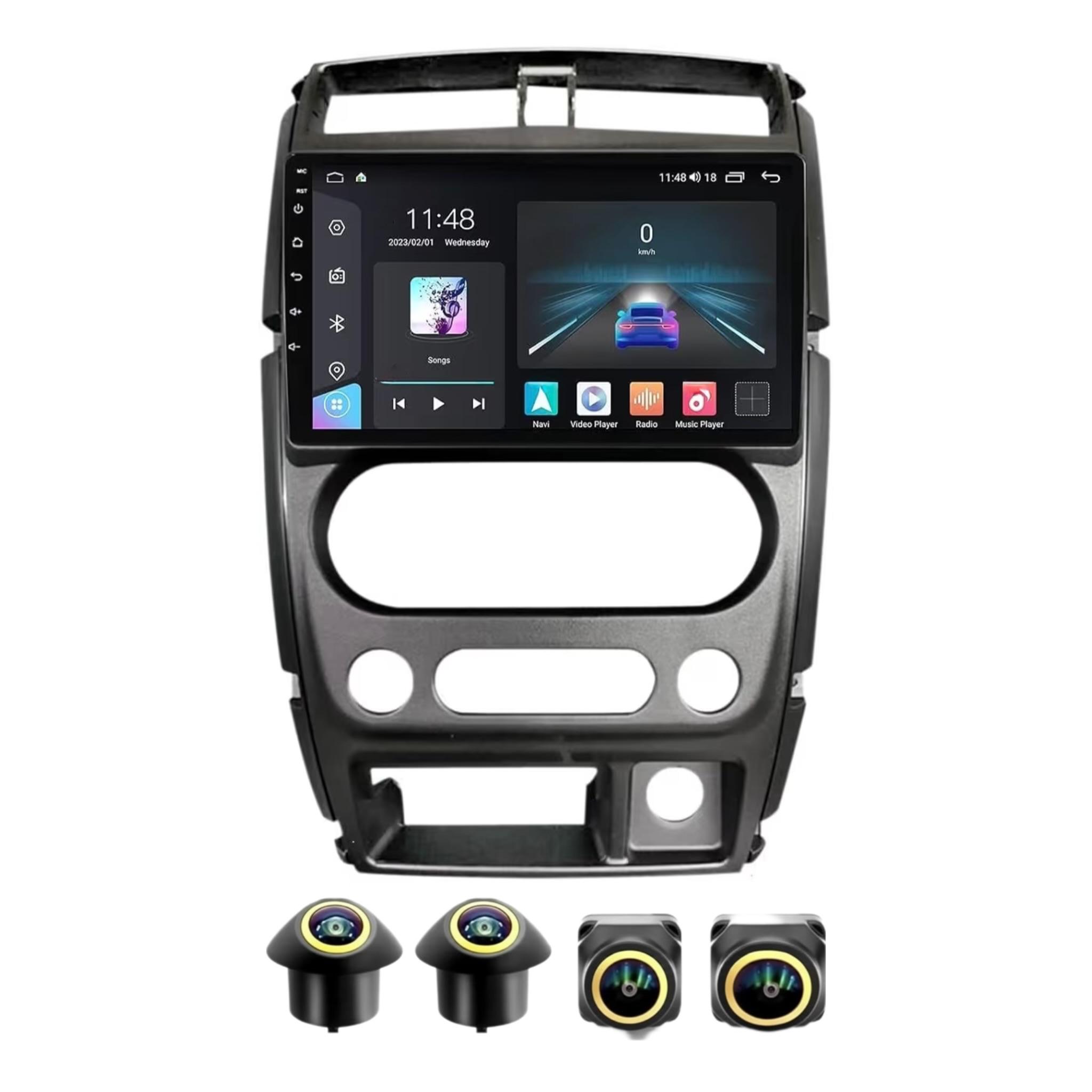 Android Car Stereo for Suzuki Jimny 2007-2012 9 Inch IPS.QLED Touch Screen with AHD Camera Included - Image 2