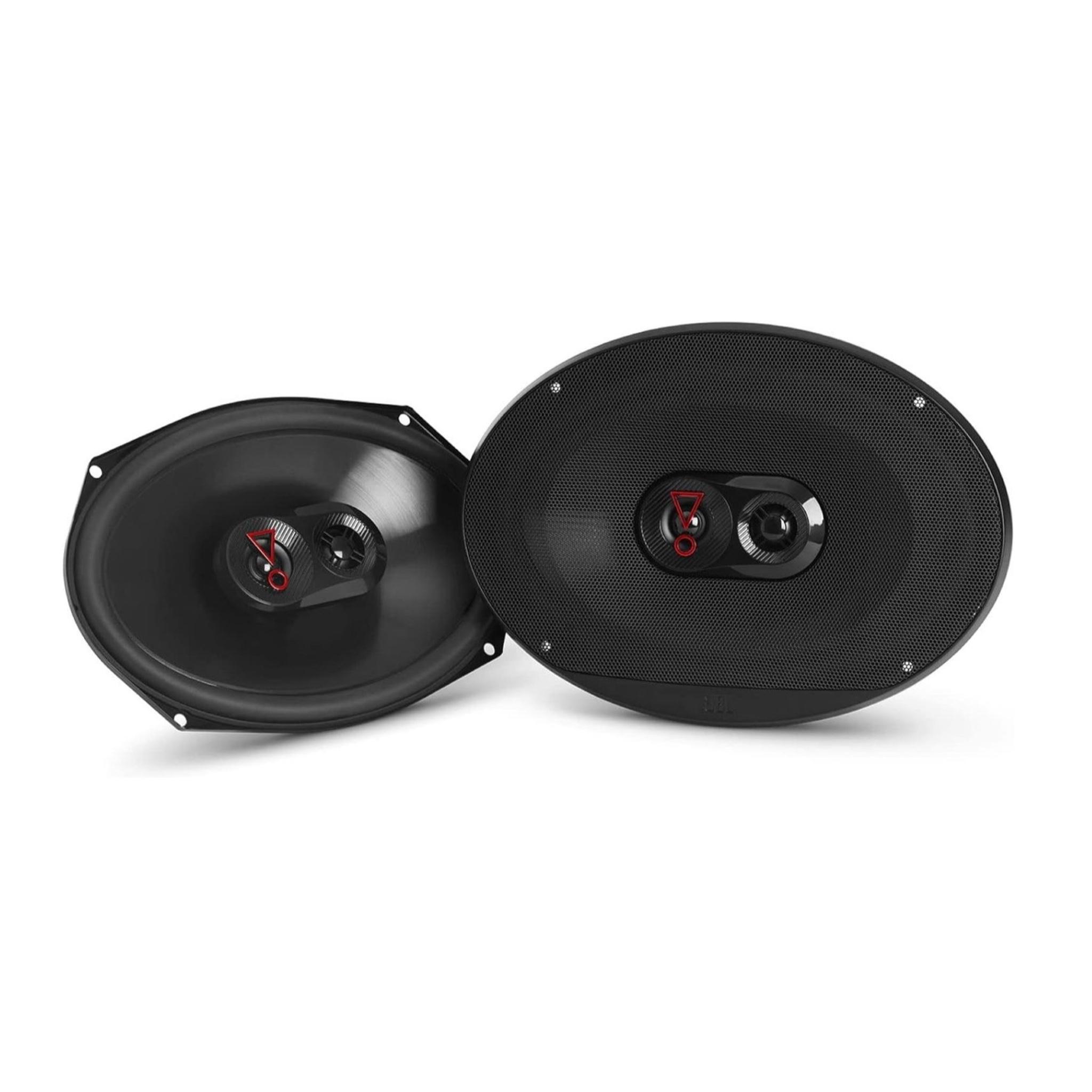 JBL Stage3 9637 3-Way Car Speaker Set, 375 Watt Car Audio System with Large Oval Woofer 6x9 (152mm x 230mm)