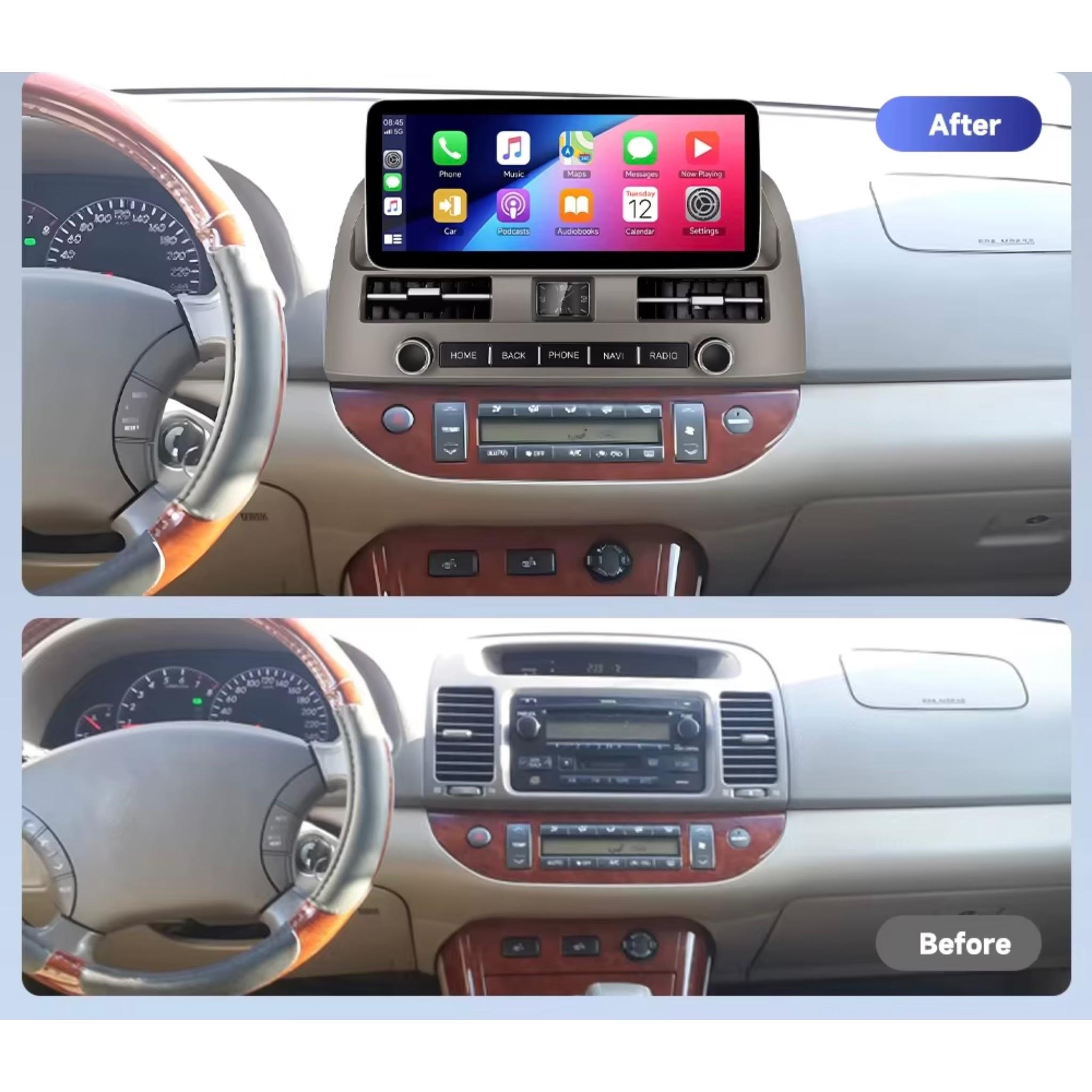 Android Car Stereo 12.3 Inch For Toyota Camry 2000-2006 IPS.QLED Touch Screen with AHD Camera Included - Image 2