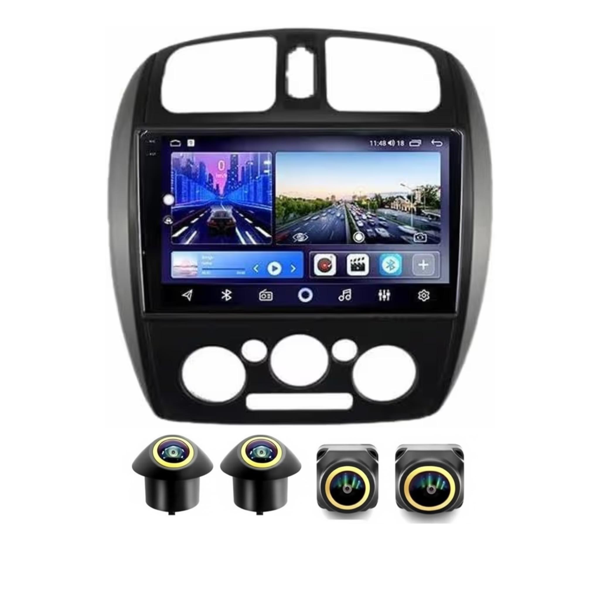 Android Car Stereo for Mazda 323 Haima Freema Ford Laser 2002-2008 9 Inch IPS.QLED Touch Screen with AHD Camera Included - Image 2