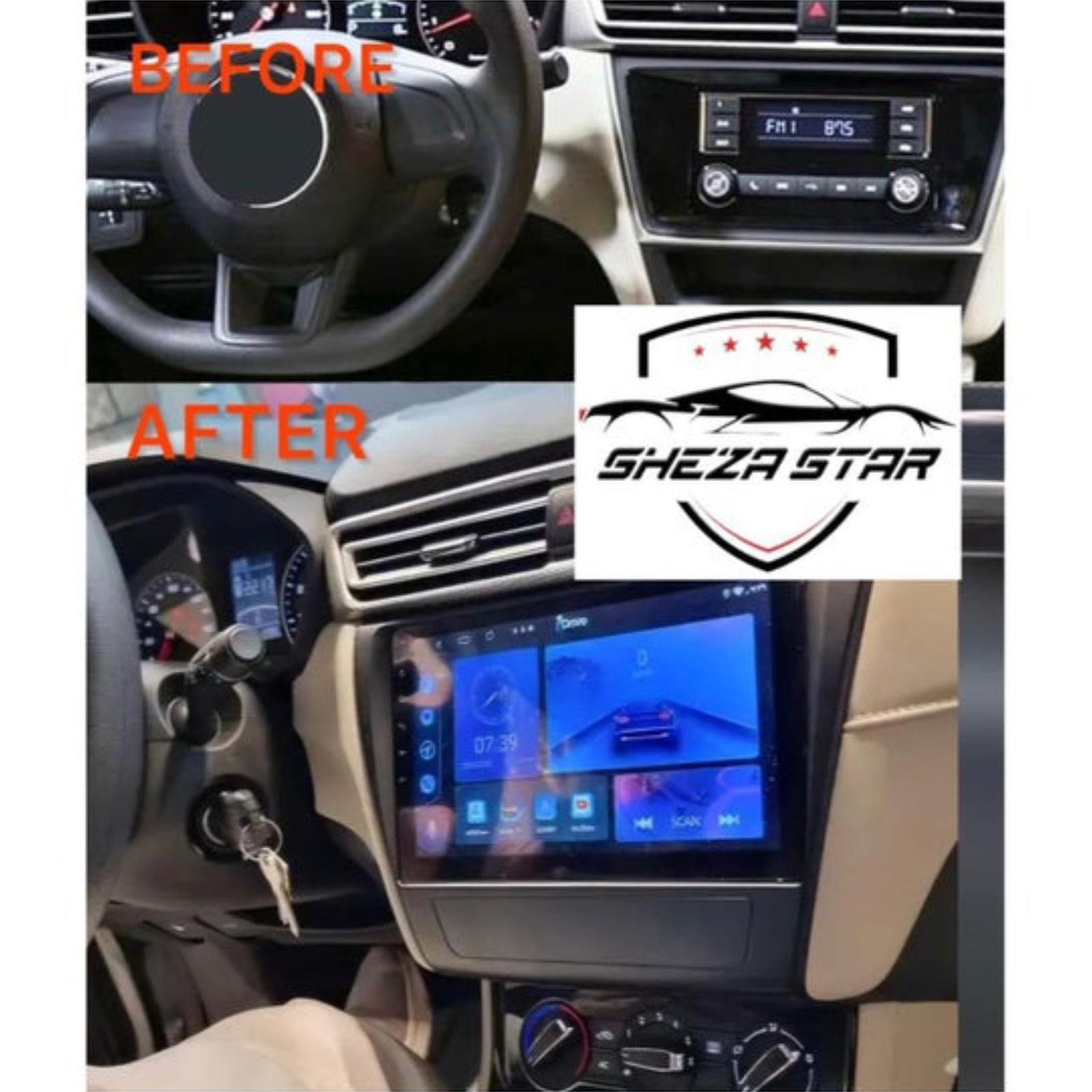 Android Car Stereo for MG5 2020-2023 10 Inch IPS.QLED Touch Screen with AHD Camera Included - Image 3