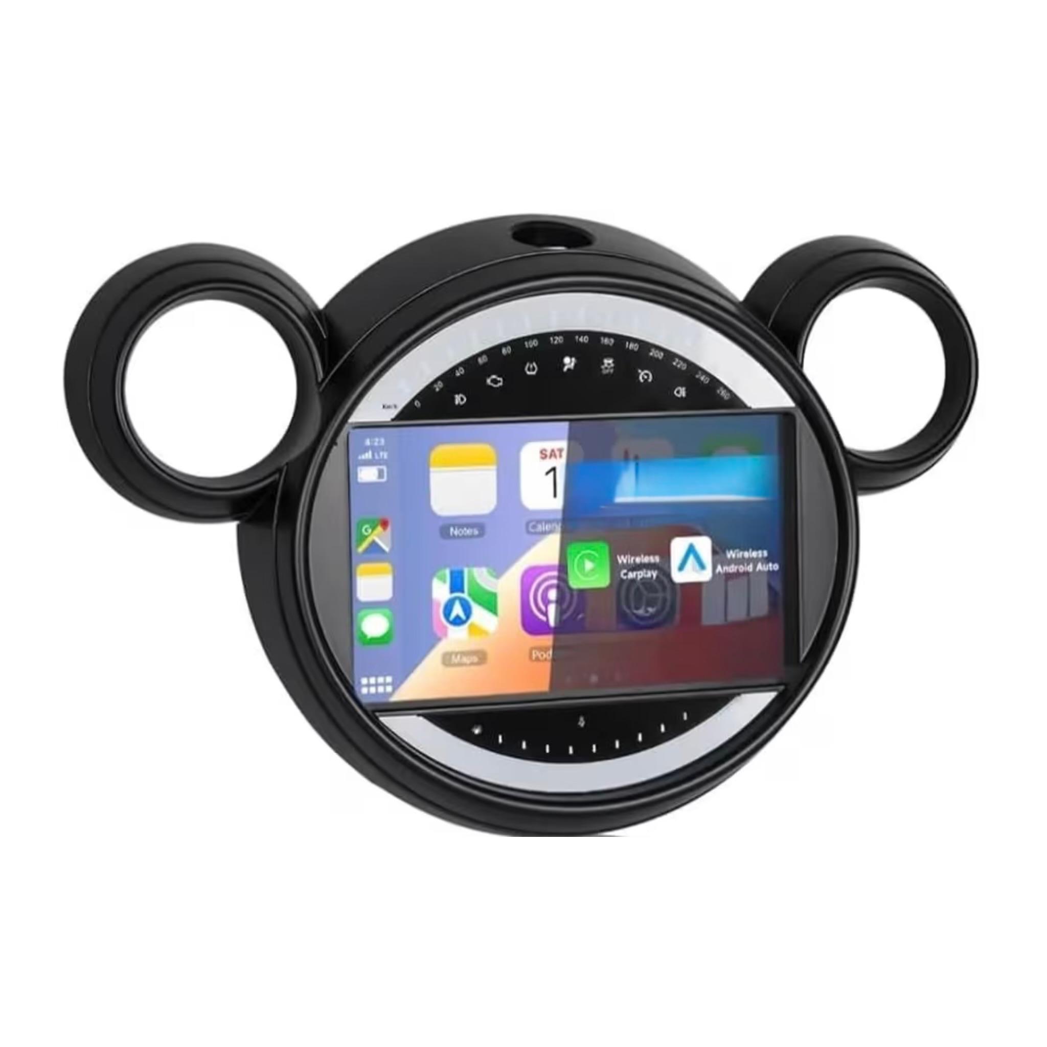 Android Car Stereo for BMW MINI R56 R60 2011-2013 9 Inch IPS.QLED Touch Screen with AHD Camera Included