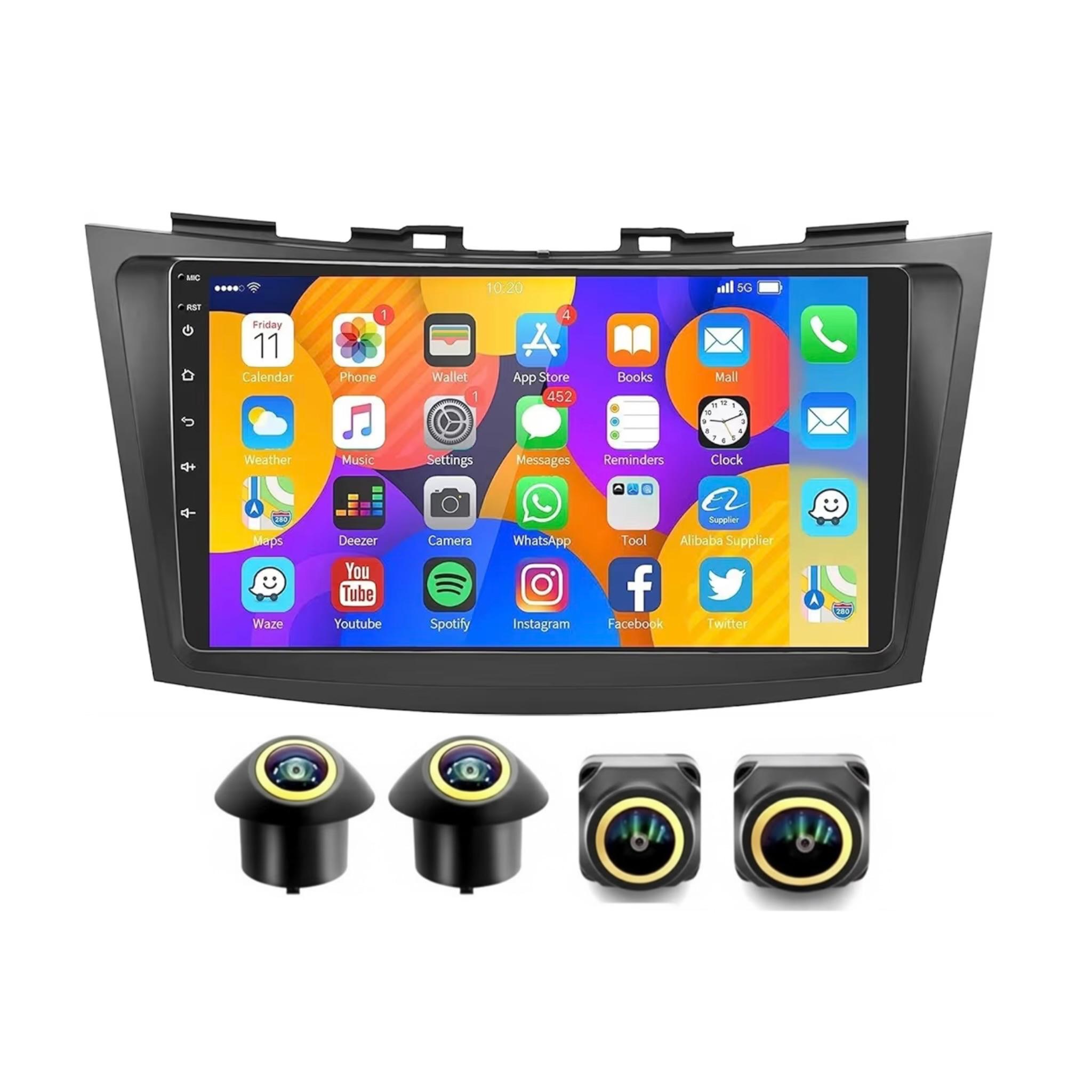 Android Car Stereo for Suzuki Swift 2011-2017 9 Inch IPS.QLED Touch Screen with AHD Camera Included - Image 2