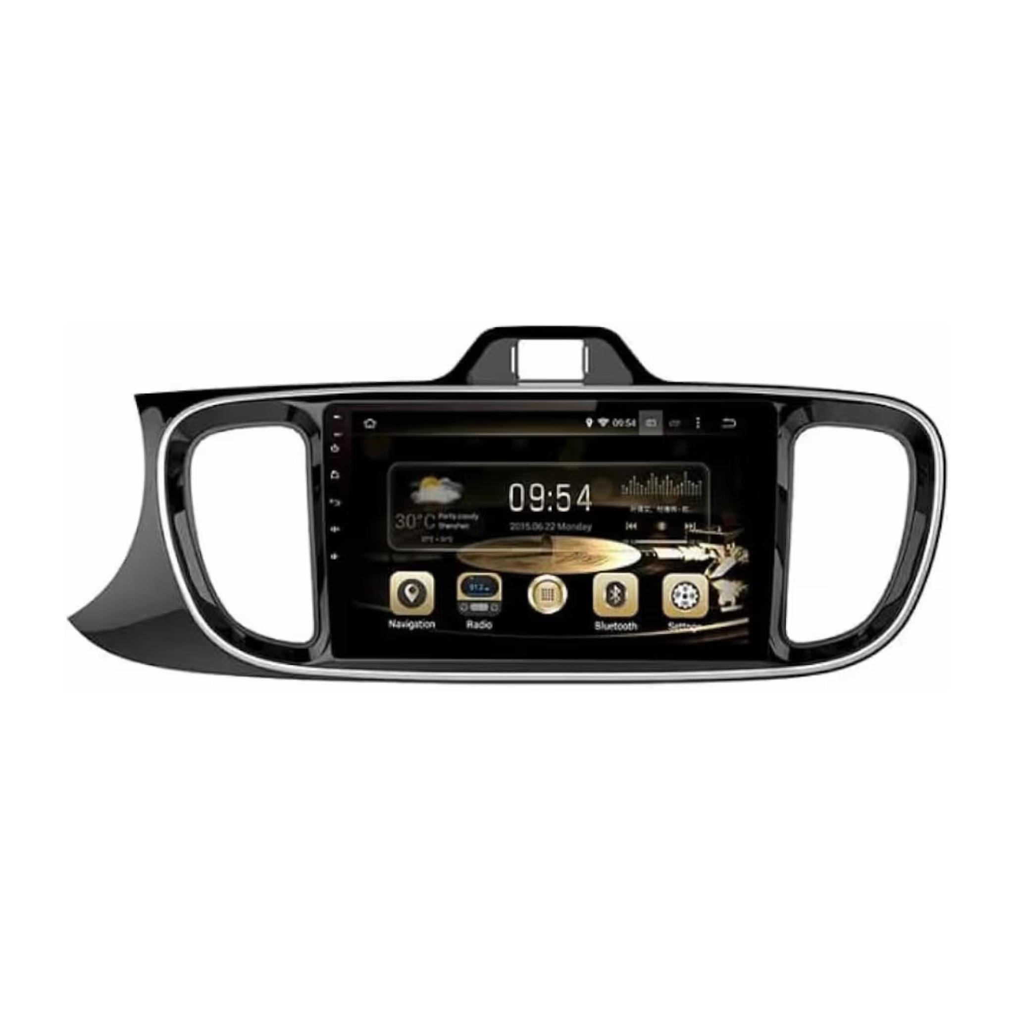 Android Car Stereo for KIA PEGAS 2012-2017 9 Inch IPS.QLED Touch Screen with AHD Camera Included