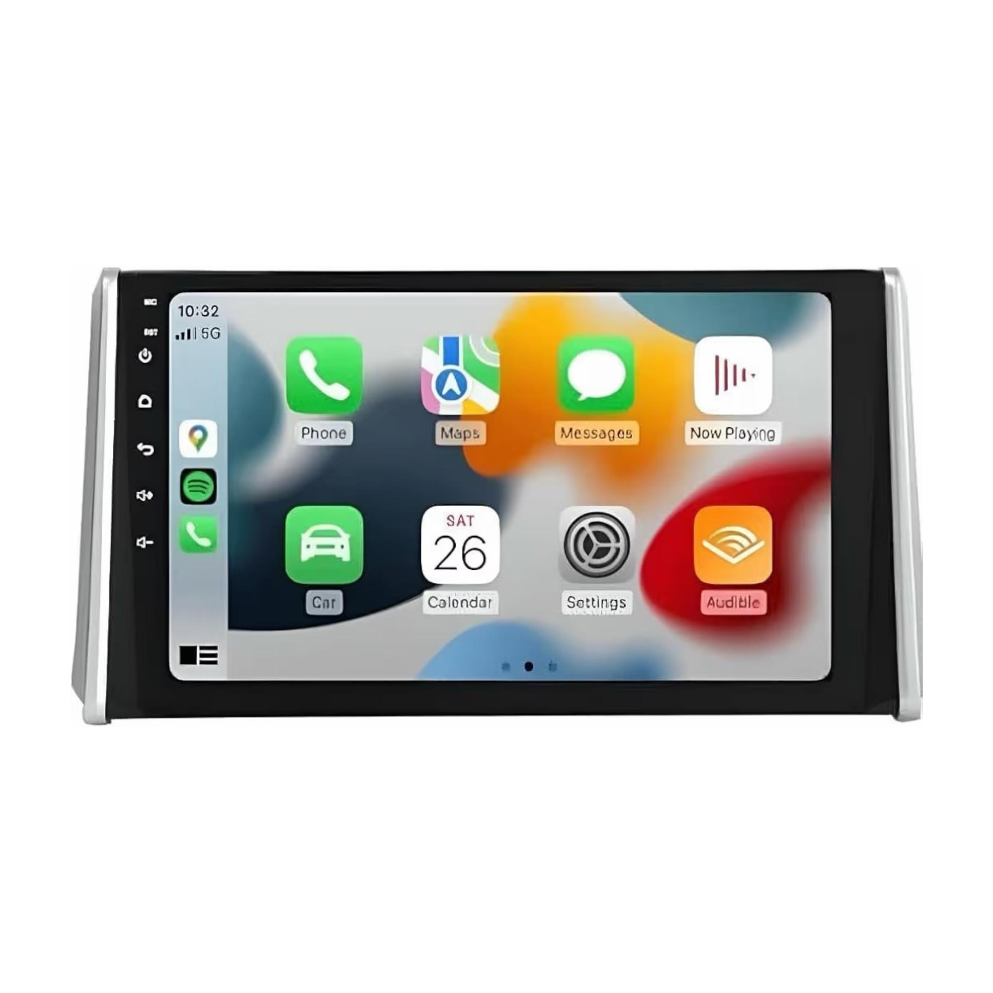 Android Car Stereo for Toyota RAV4 2019-2022 10 Inch IPS.QLED Touch Screen with AHD Camera Included