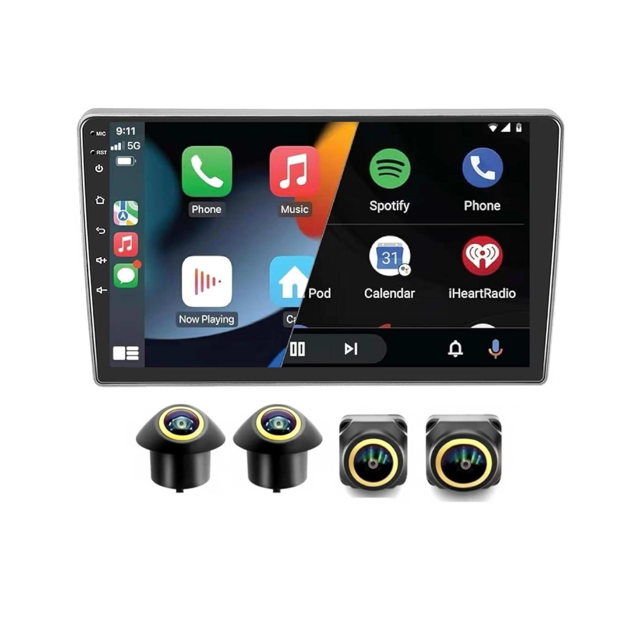 Android Car Stereo for Peugeot 407 2004-2011 9 Inch IPS.QLED Touch Screen with AHD Camera Included - Image 2