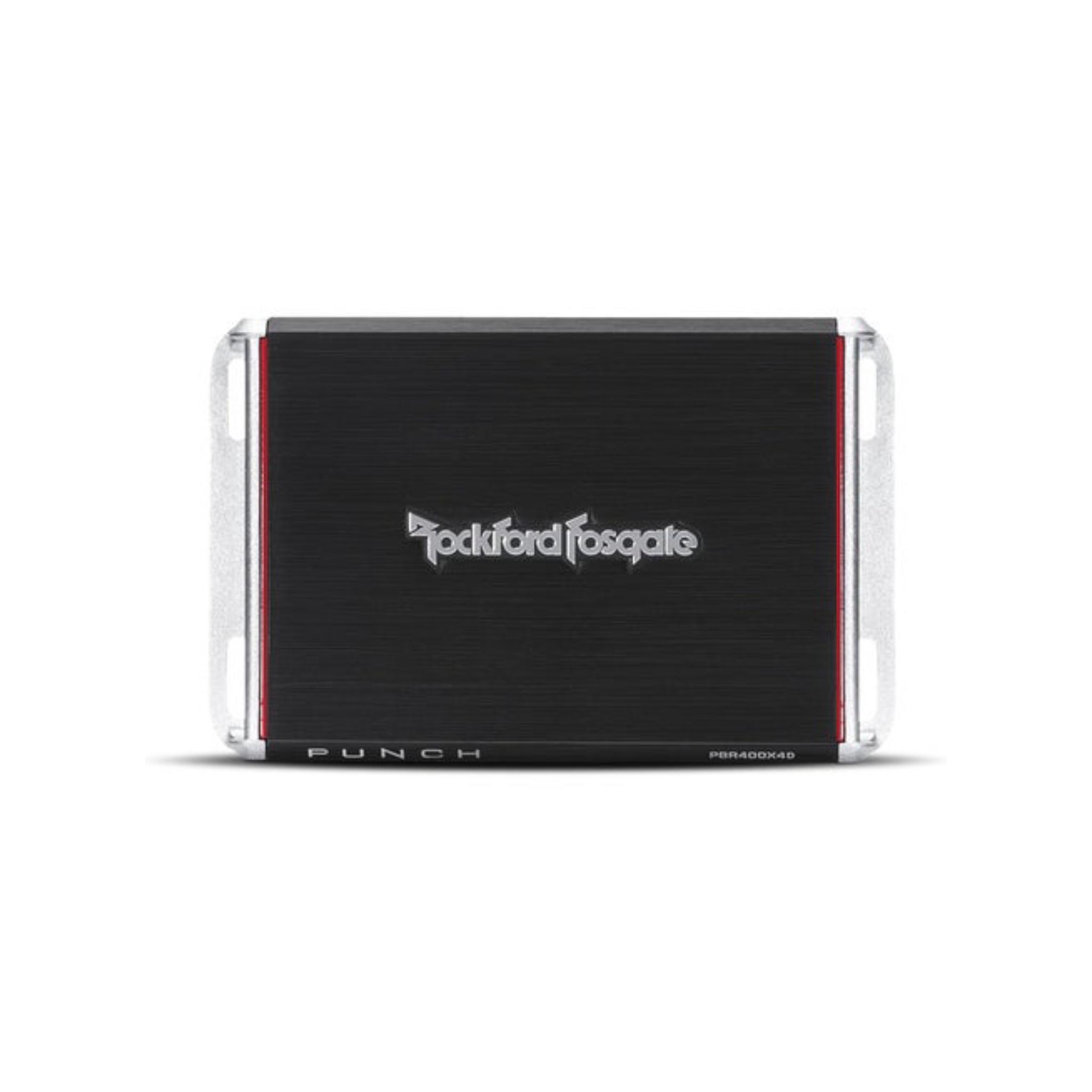 Rockford Fosgate PBR400X4D Punch Compact Chassis Amplifier Full Range Class D design produces maximum power
