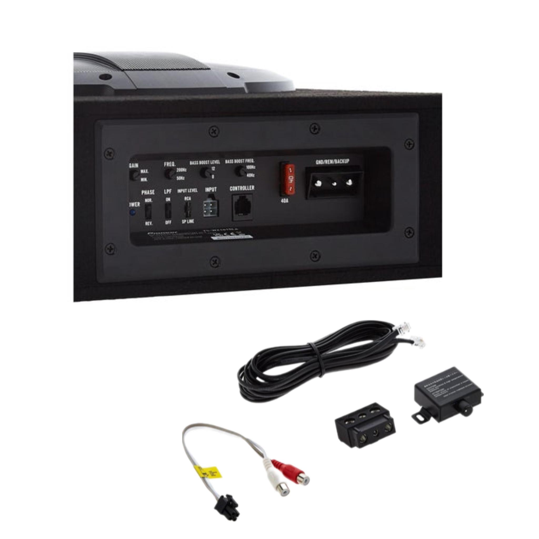 Pioneer TS-WX1010LA 10" Shallow Mount Sealed Enclosure Subwoofer with Built-in Amplifier, One Size - Image 2