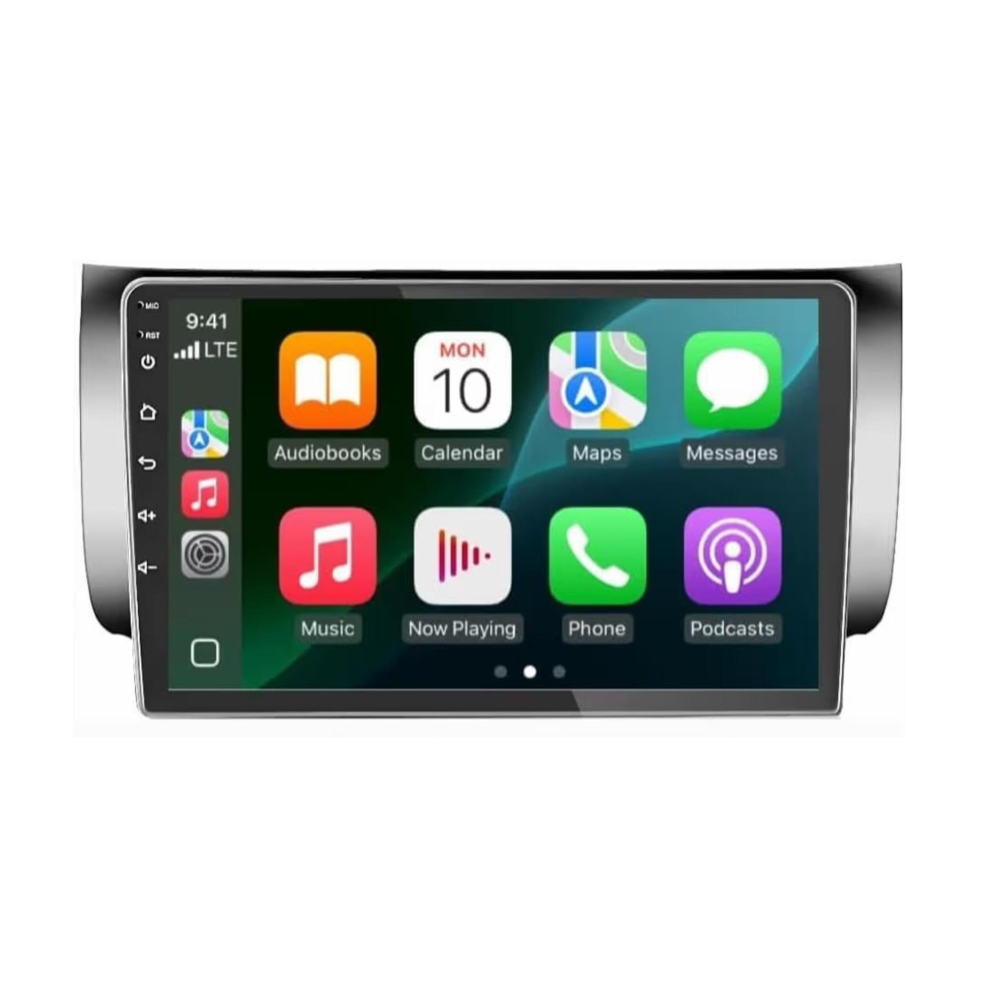 Android Car Stereo for Nissan Sentra Tiida 2012-2019 10 Inch IPS.QLED Touch Screen with AHD Camera Included