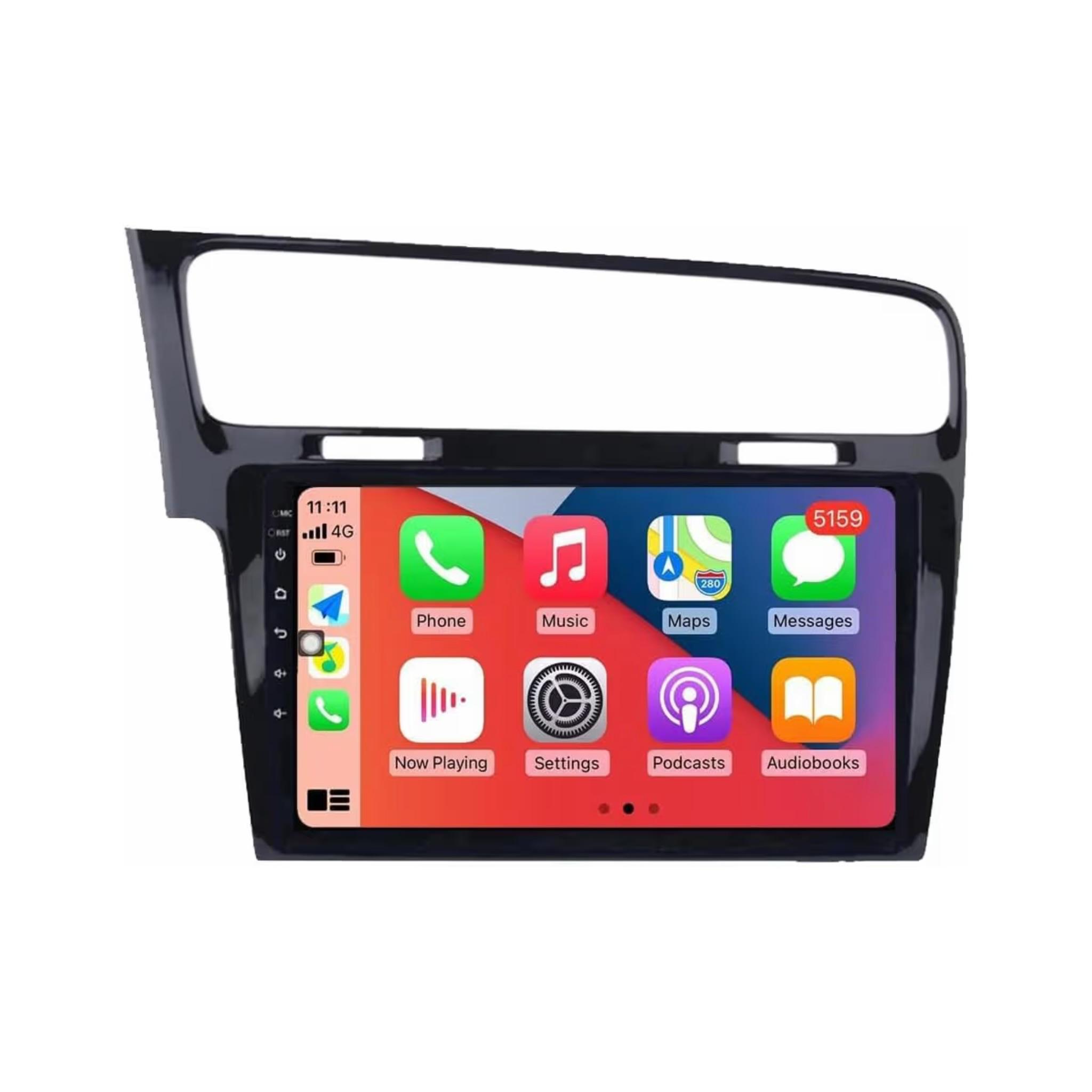 Android Car Stereo for Volkswagen Golf 7 MK7 VII 2013-2016 10 Inch IPS.QLED Touch Screen with AHD Camera Included