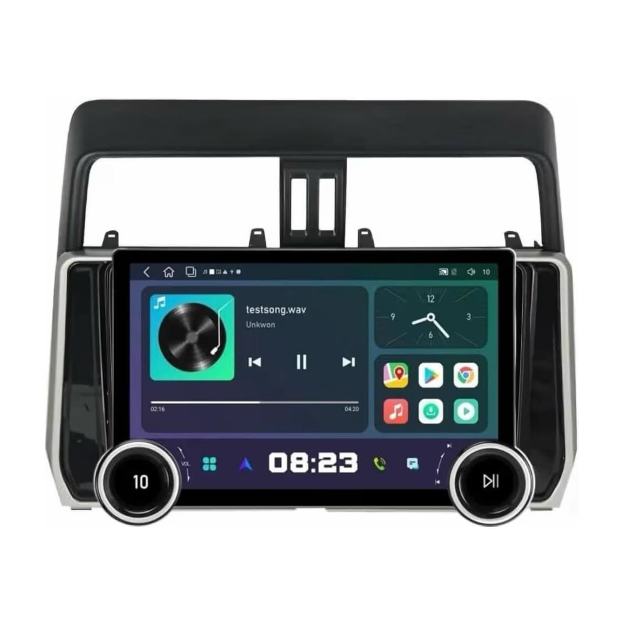 Diamond 2K Car Stereo Screen for Toyota Prado 2018-2022 10.33" Inch IPS.QLED Touch Screen with AHD Camera Included