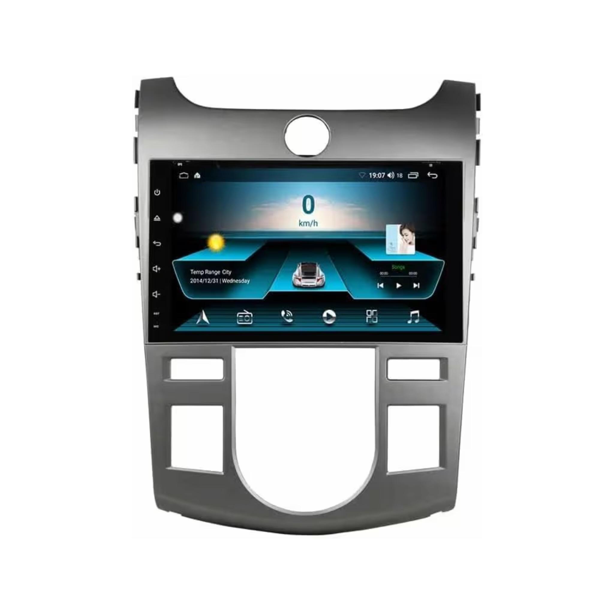 Android Car Stereo for KIA CERATO 2009-2012 9 Inch IPS.QLED Touch Screen with AHD Camera Included