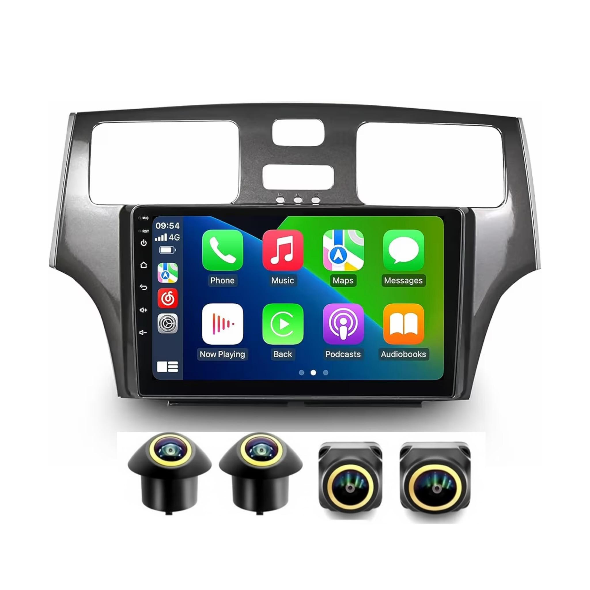 Android Car Stereo for Lexus ES250 ES300 ES330 2001-2006 9 Inch IPS.QLED Touch Screen with AHD Camera Included - Image 2