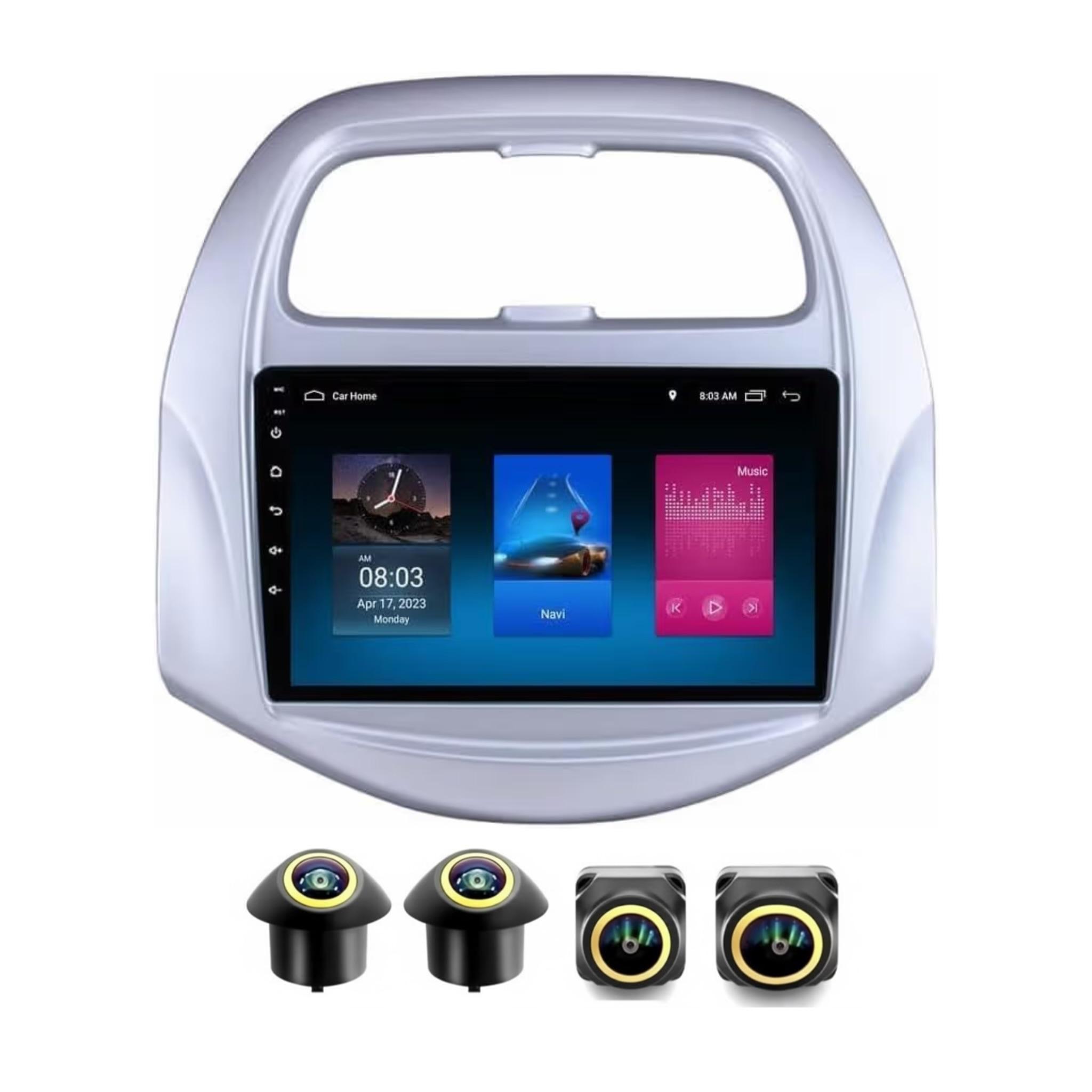 Android Car Stereo for Chevrolet Spark Beat 2018-2020 9 Inch IPS.QLED Touch Screen with AHD Camera Included - Image 2