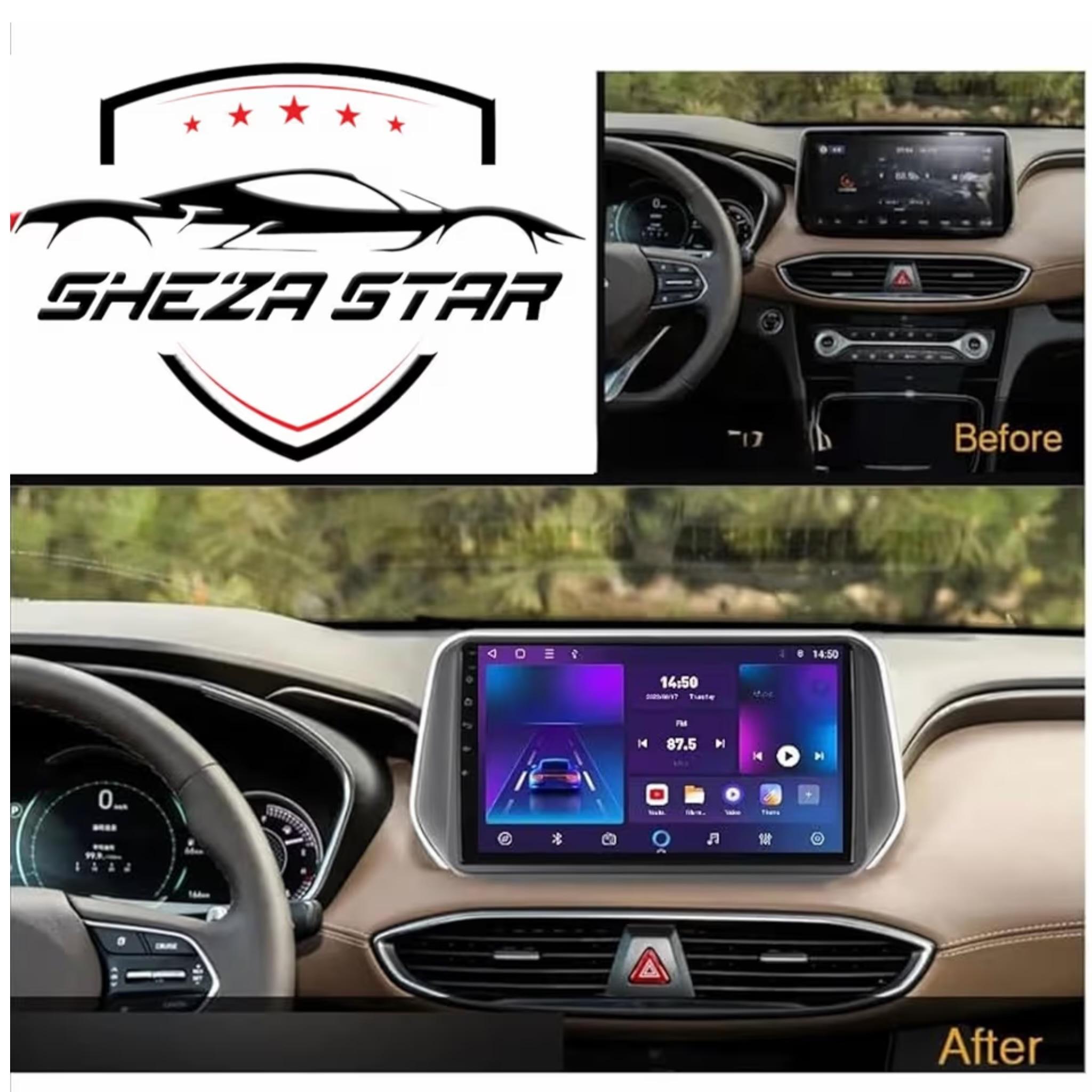 Android Car Stereo for Hyundai Santa Fe 2019-2023 10 Inch IPS.QLED Touch Screen with AHD Camera Included - Image 3