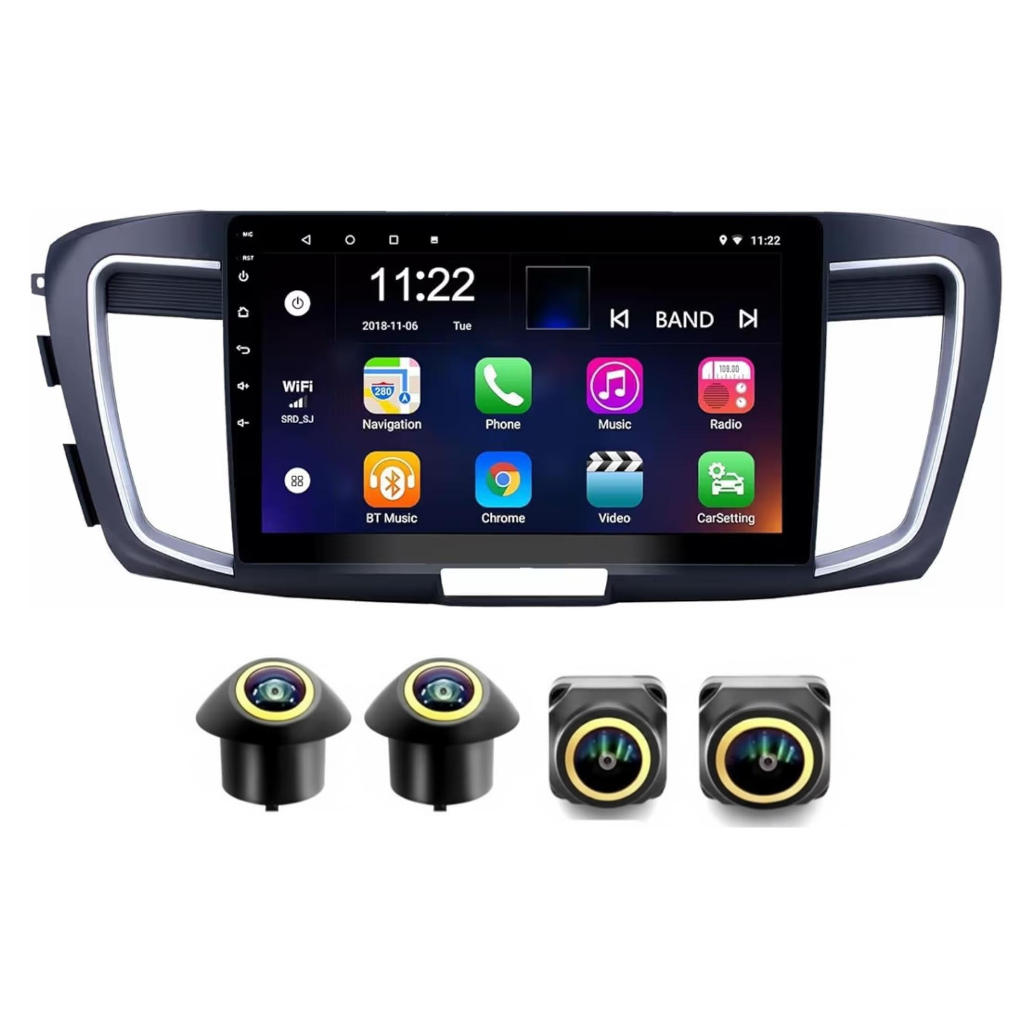 Android Car Stereo for Honda Accord 2013-2018 10 Inch IPS.QLED Touch Screen with AHD Camera Included - Image 2