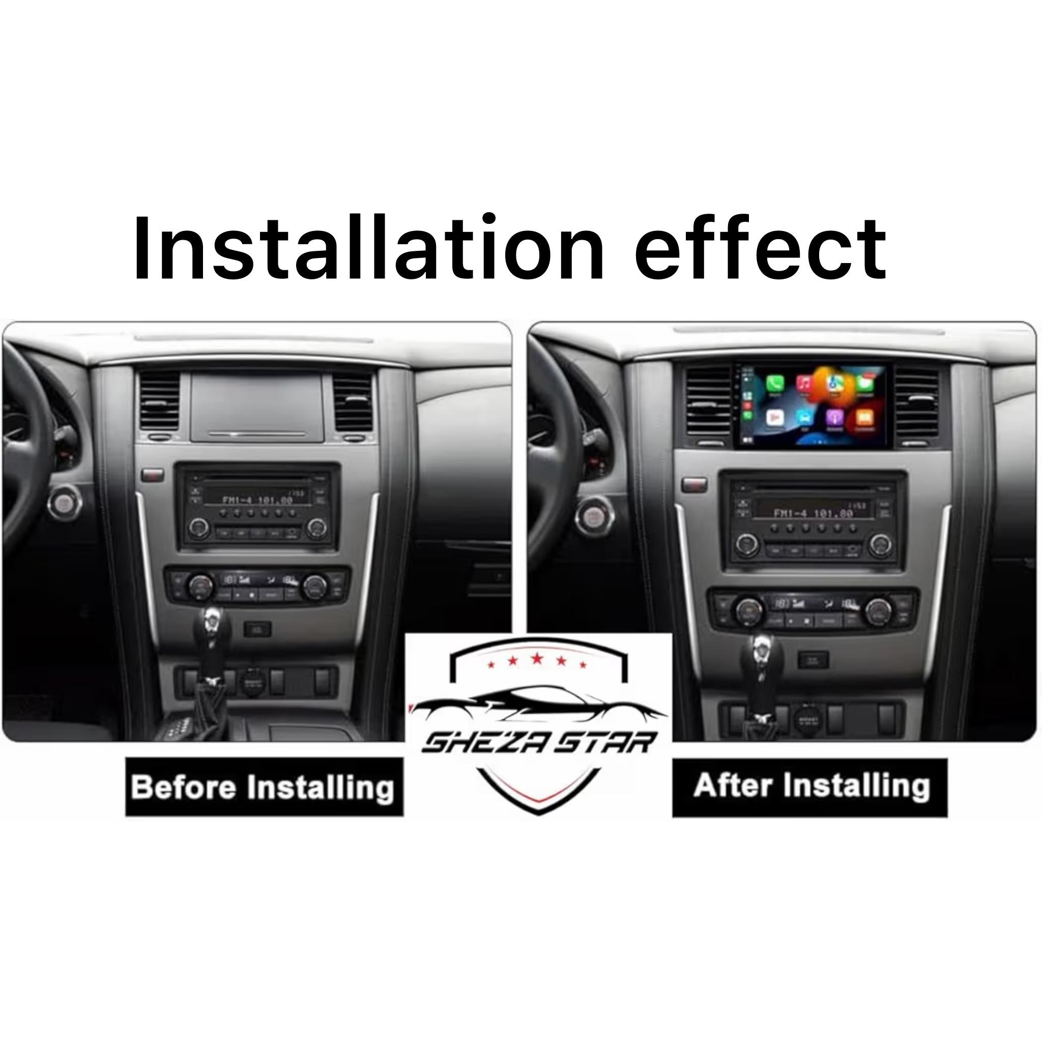 Android Car Stereo for Nissan Patrol 6 VI Y62 2010-2020 9 Inch IPS.QLED Touch Screen with AHD Camera Included - Image 3