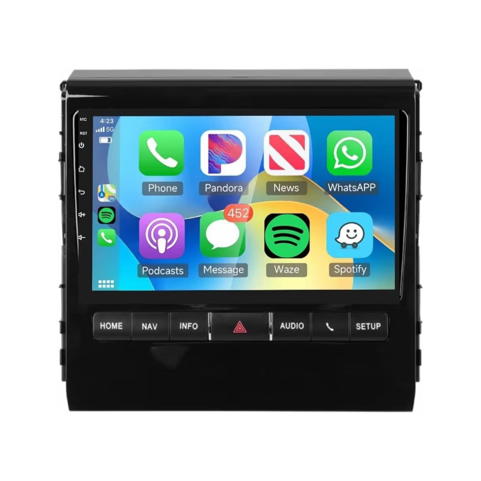 Android Car Stereo for Toyota Land Cruiser VXR 2016-2021 9 Inch IPS.QLED Touch Screen with AHD Camera Included