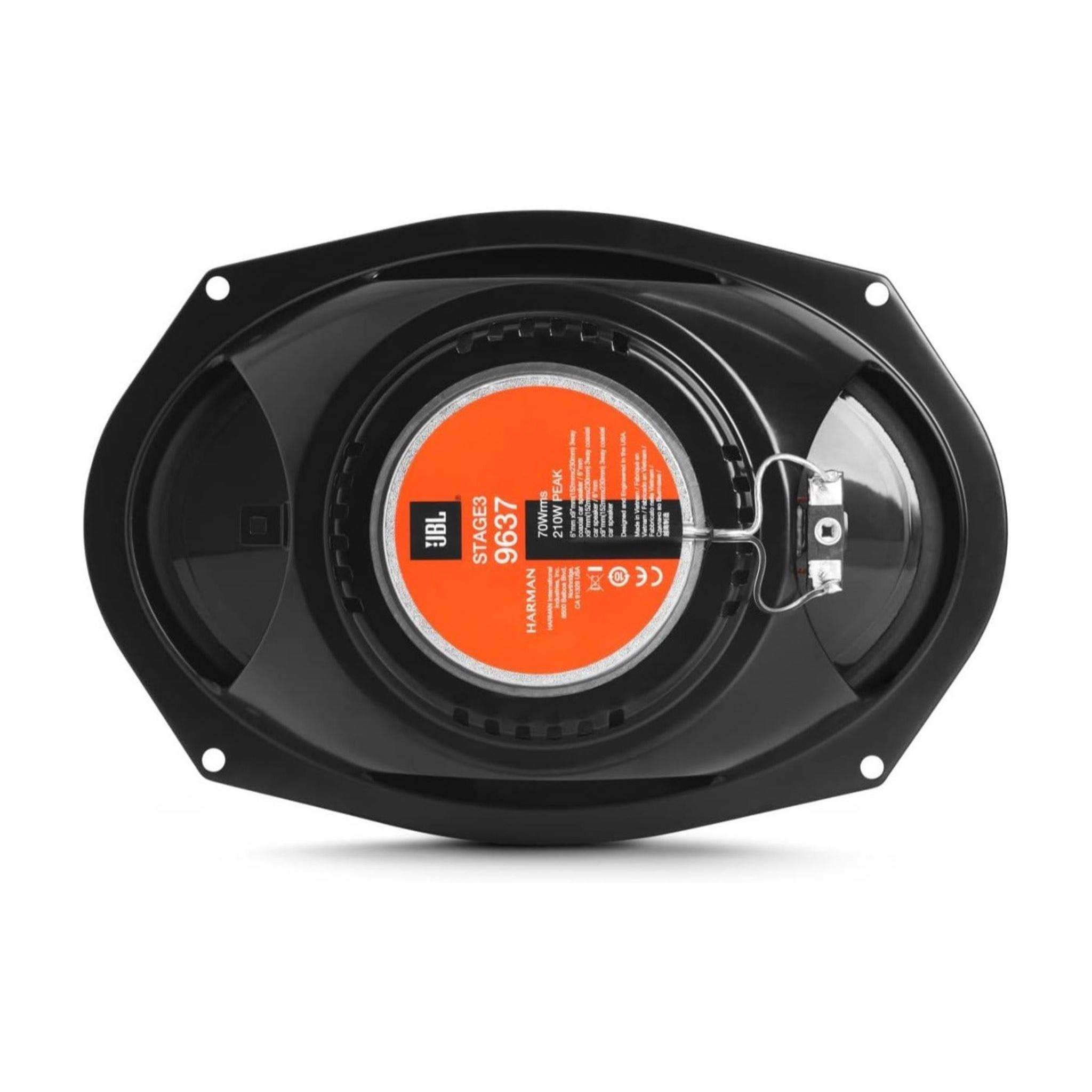 JBL Stage3 9637 3-Way Car Speaker Set, 375 Watt Car Audio System with Large Oval Woofer 6x9 (152mm x 230mm) - Image 2